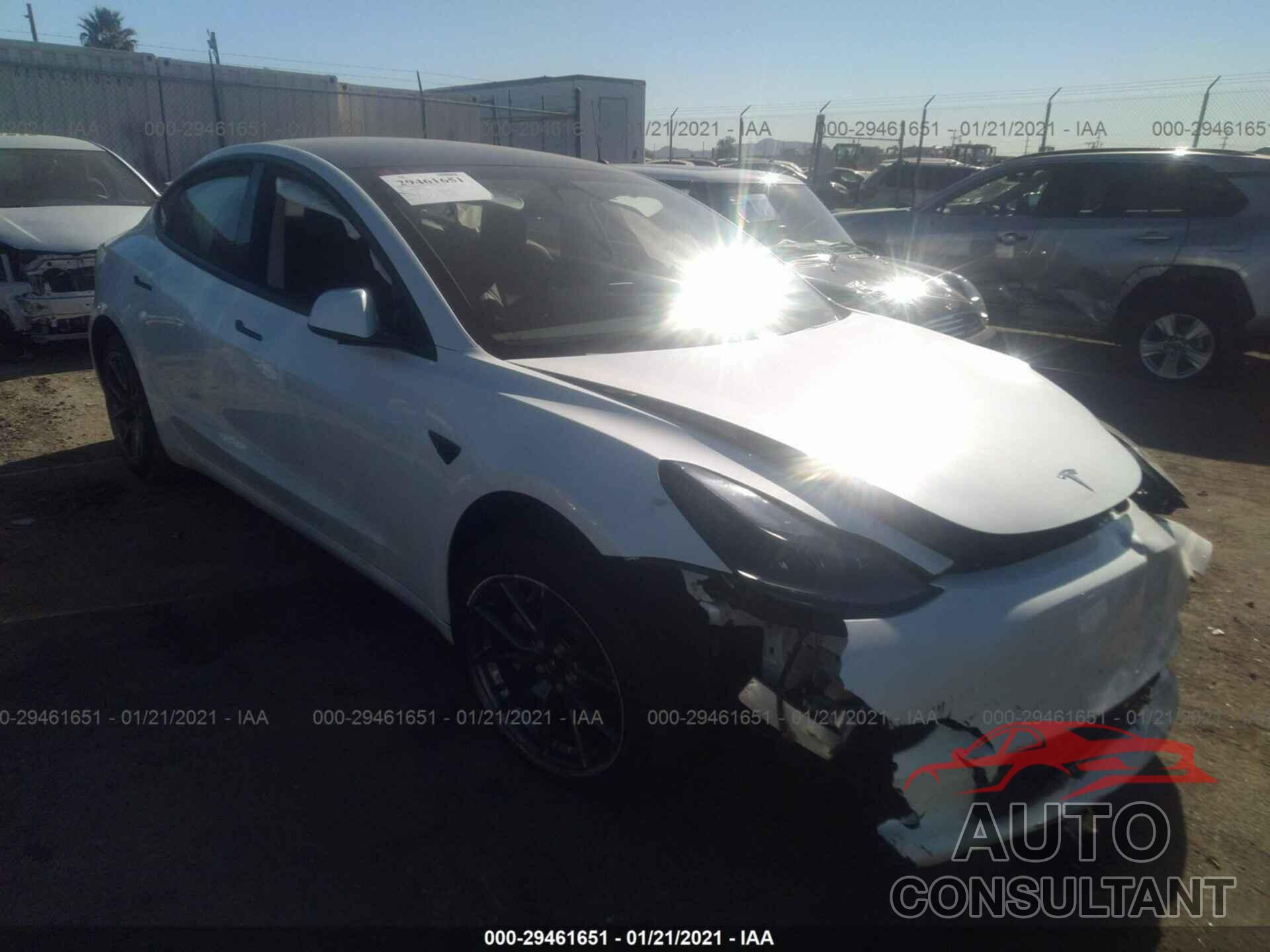 TESLA MODEL 3 2021 - 5YJ3E1EA7MF871491