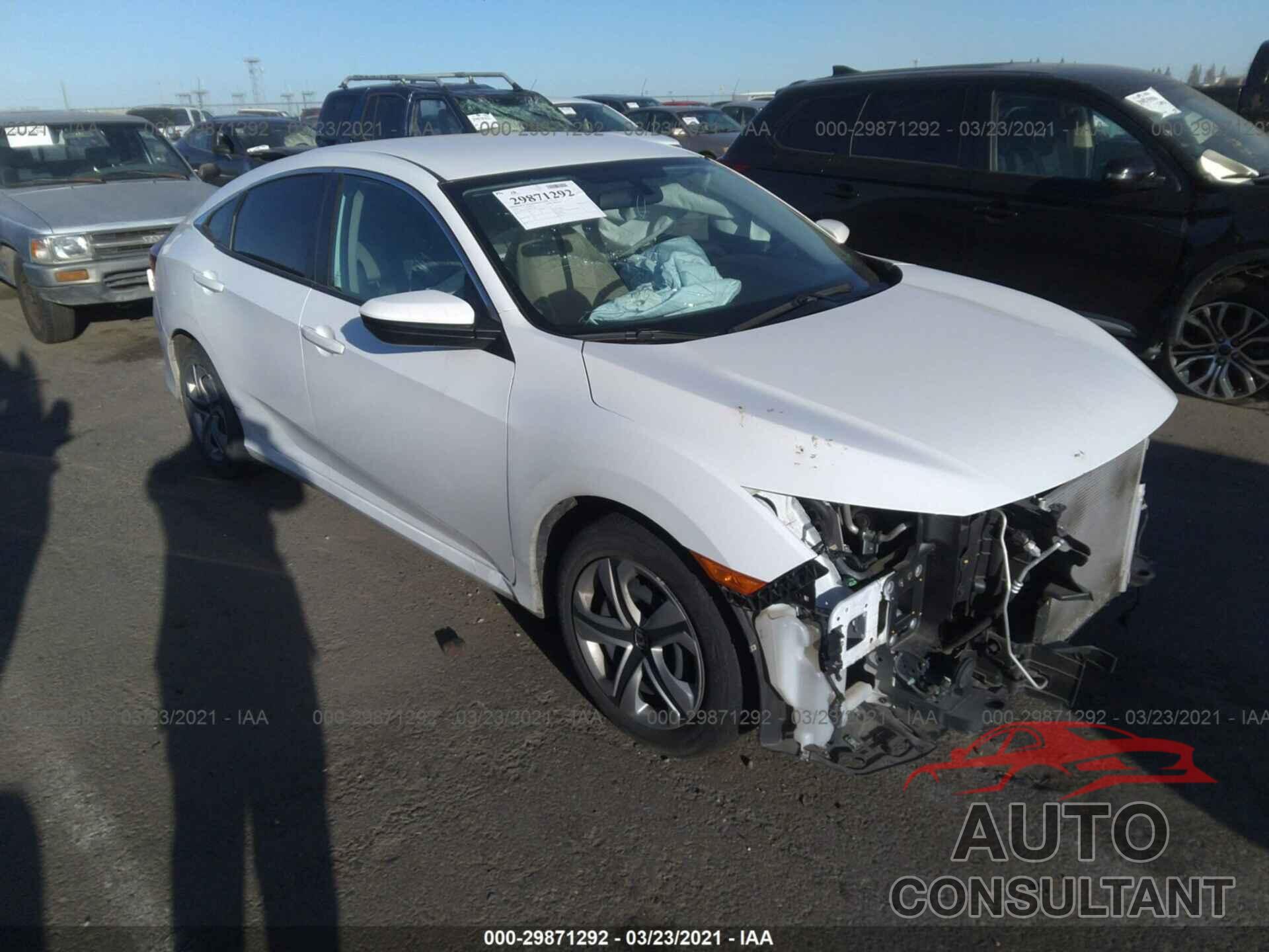 HONDA CIVIC SEDAN 2018 - 2HGFC2F53JH593027