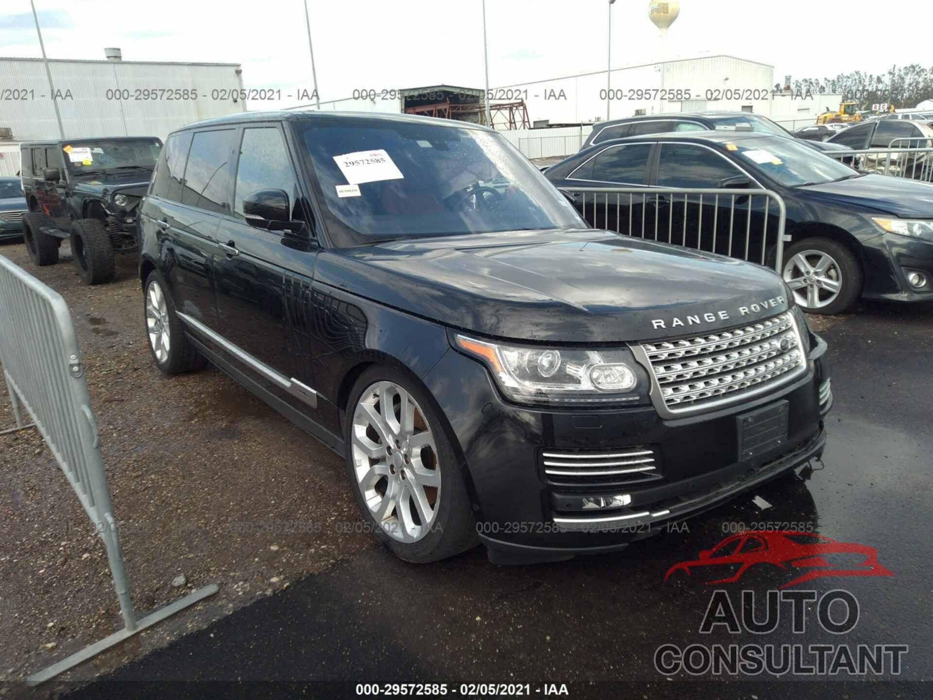 LAND ROVER RANGE ROVER 2016 - SALGV3EF8GA244474