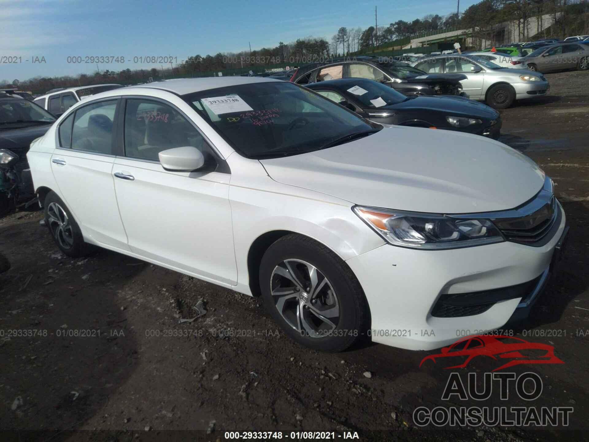 HONDA ACCORD SEDAN 2016 - 1HGCR2F30GA172602