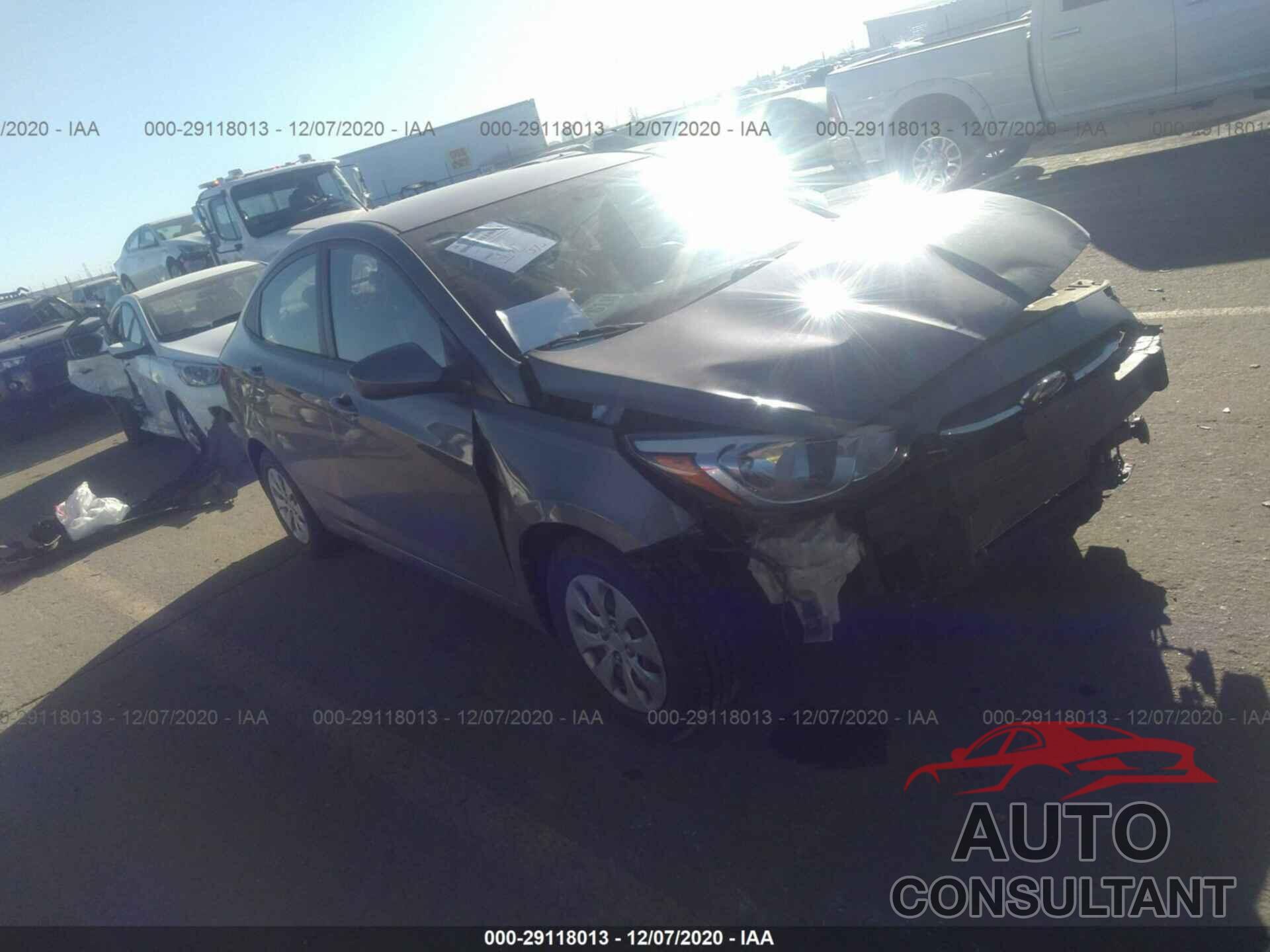 HYUNDAI ACCENT 2016 - KMHCT4AE9GU162018