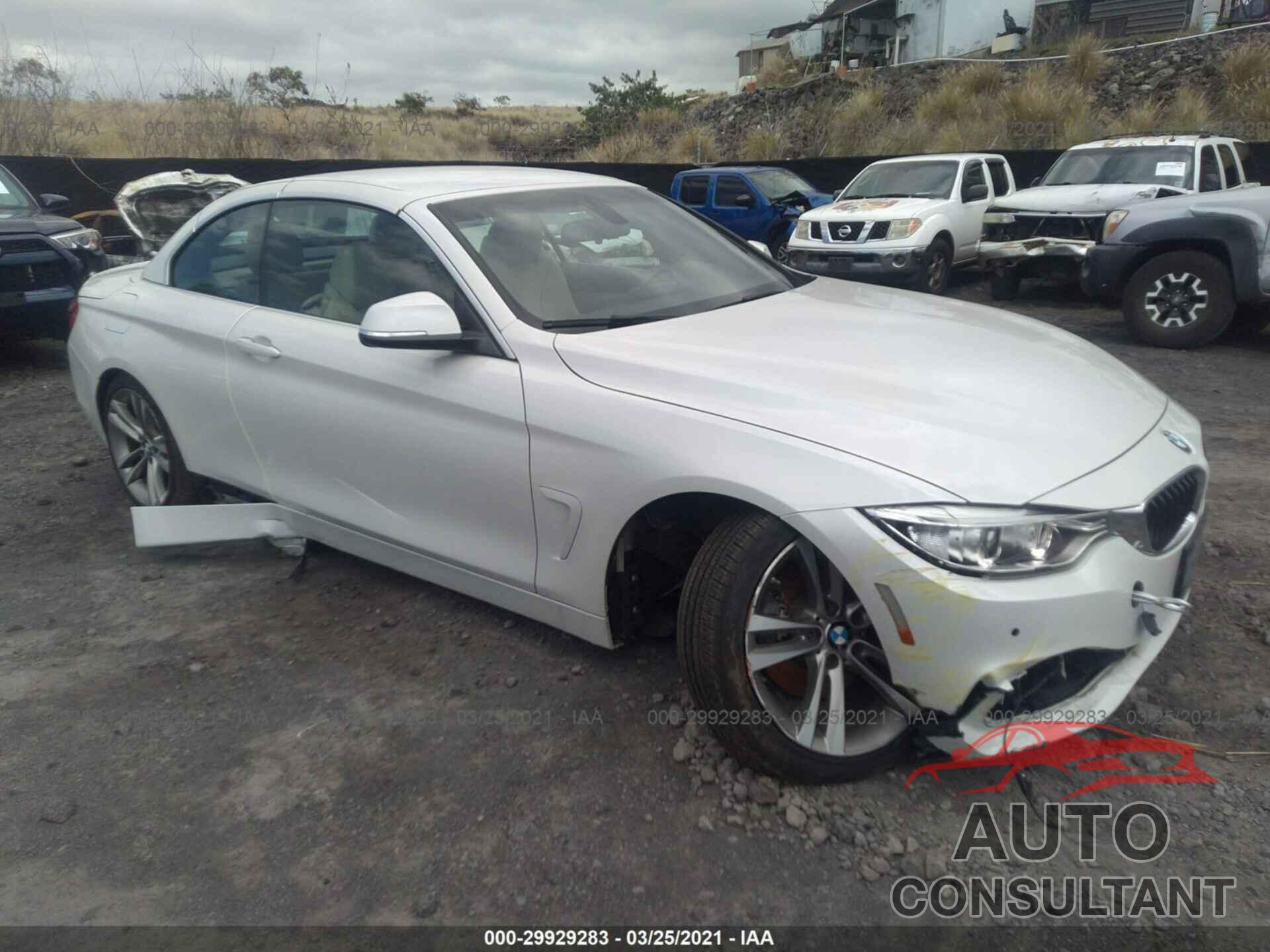 BMW 4 SERIES 2016 - WBA3V7C55G5A28713