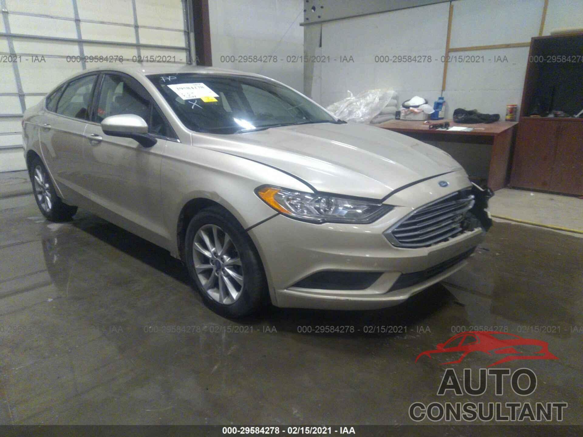 FORD FUSION 2017 - 3FA6P0H71HR259329