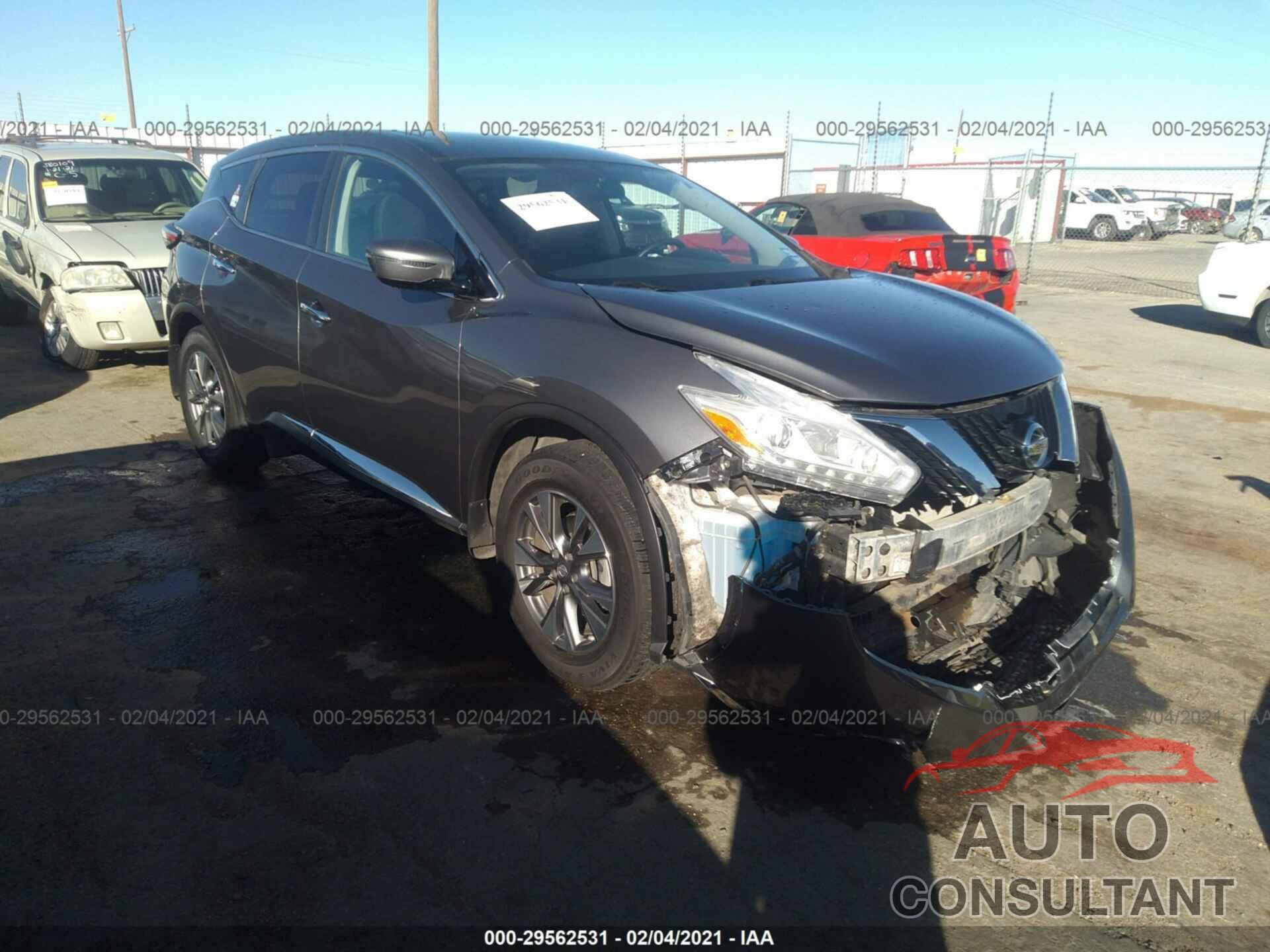 NISSAN MURANO 2016 - 5N1AZ2MH7GN105584