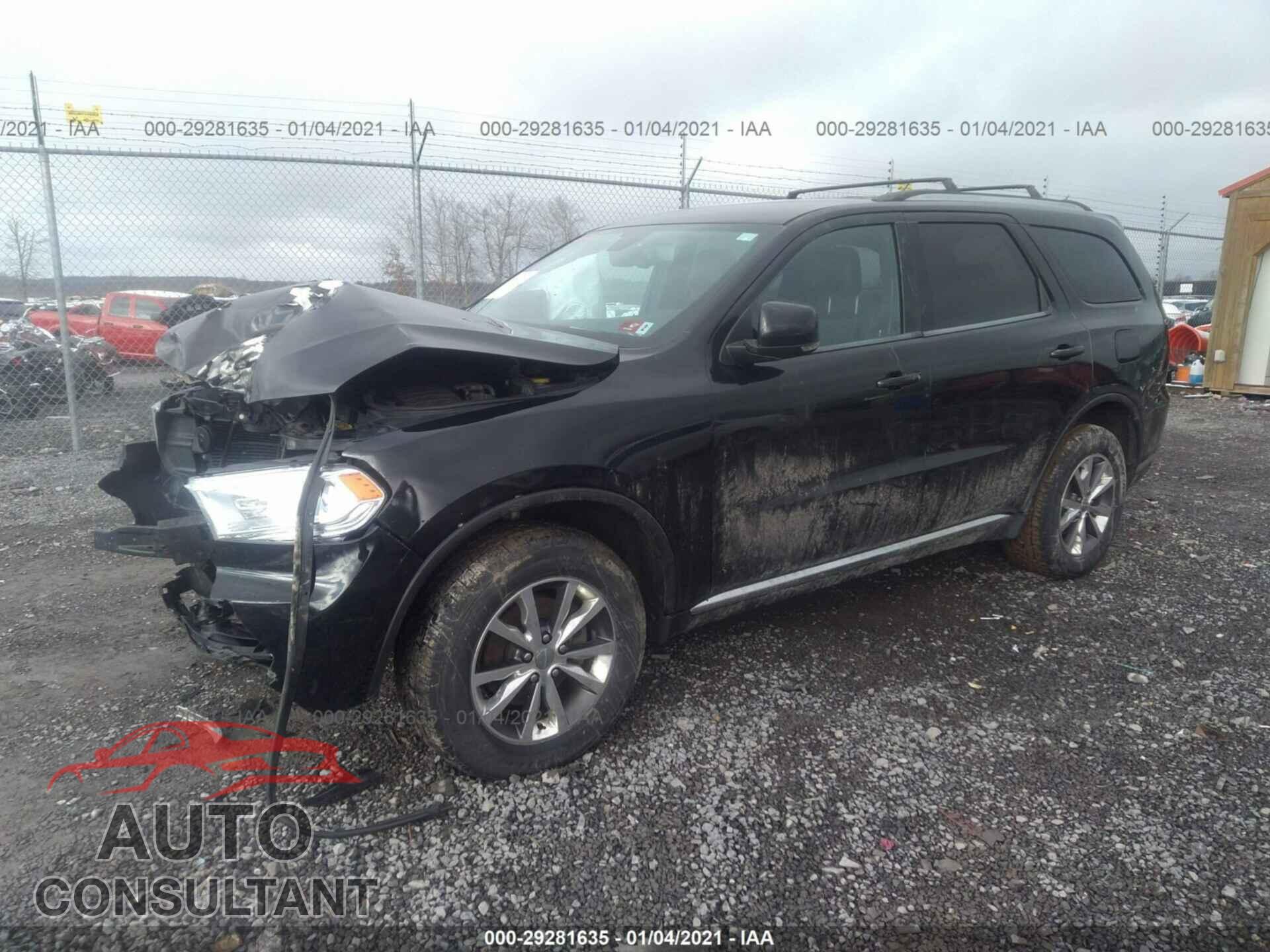 DODGE DURANGO 2016 - 1C4RDJDG2GC374885