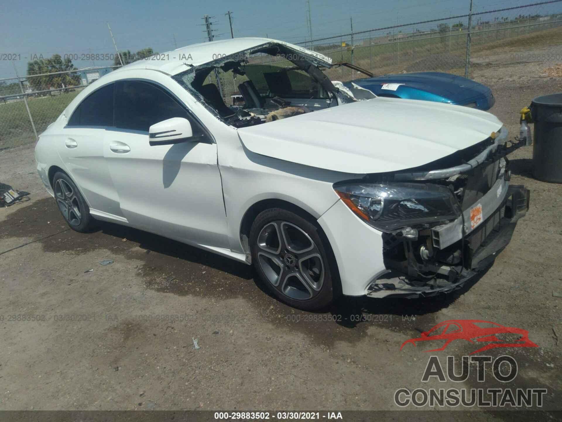 MERCEDES-BENZ CLA 2018 - WDDSJ4EB1JN602942