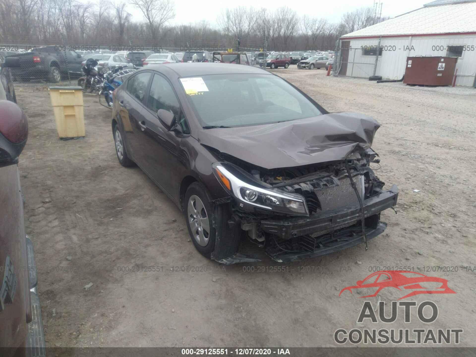 KIA FORTE 2017 - 3KPFK4A78HE138136