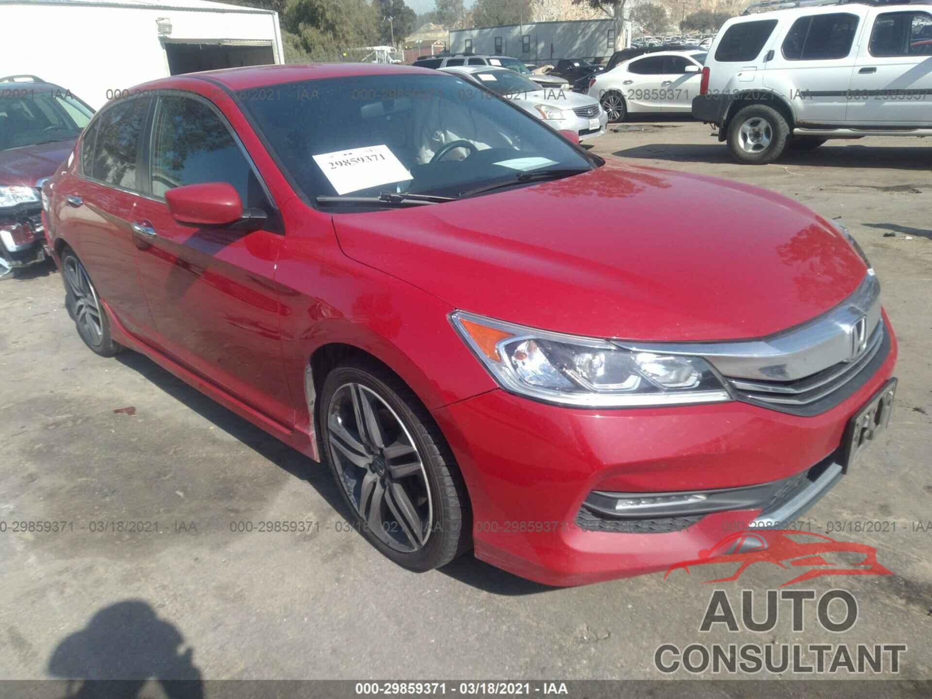HONDA ACCORD SEDAN 2016 - 1HGCR2F54GA024647