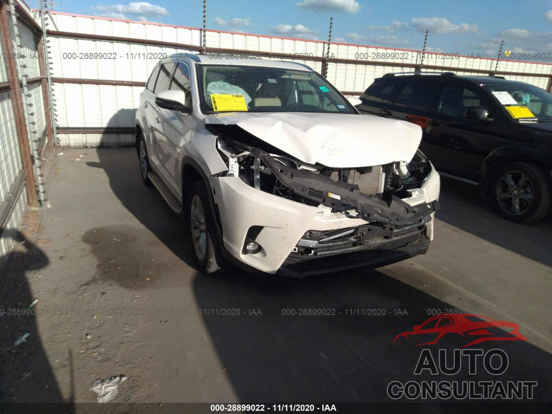 TOYOTA HIGHLANDER 2019 - 5TDYZRFH8KS363057