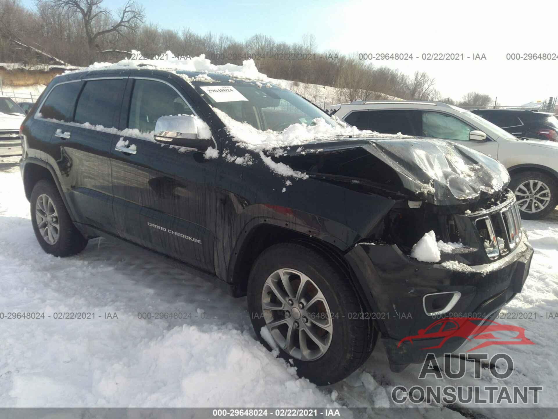 JEEP GRAND CHEROKEE 2016 - 1C4RJFBG7GC498224