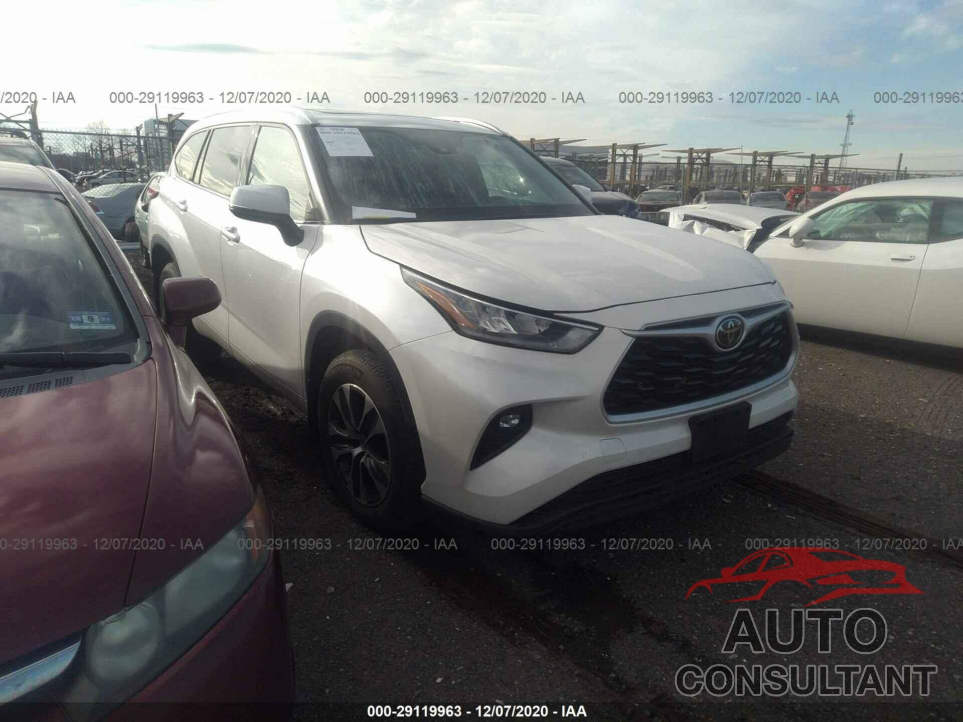 TOYOTA HIGHLANDER 2020 - 5TDHZRBH9LS020443