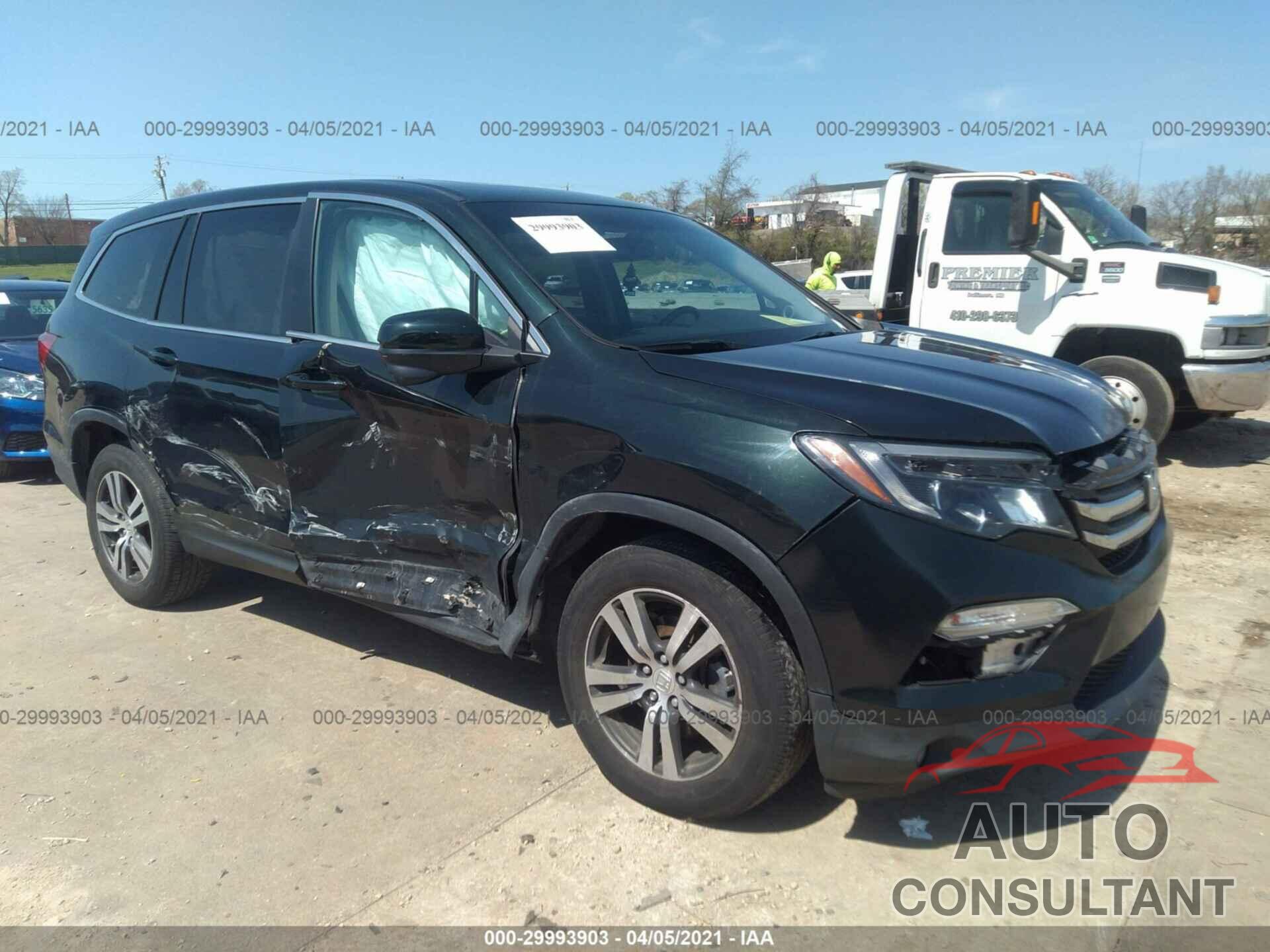 HONDA PILOT 2016 - 5FNYF6H57GB110589