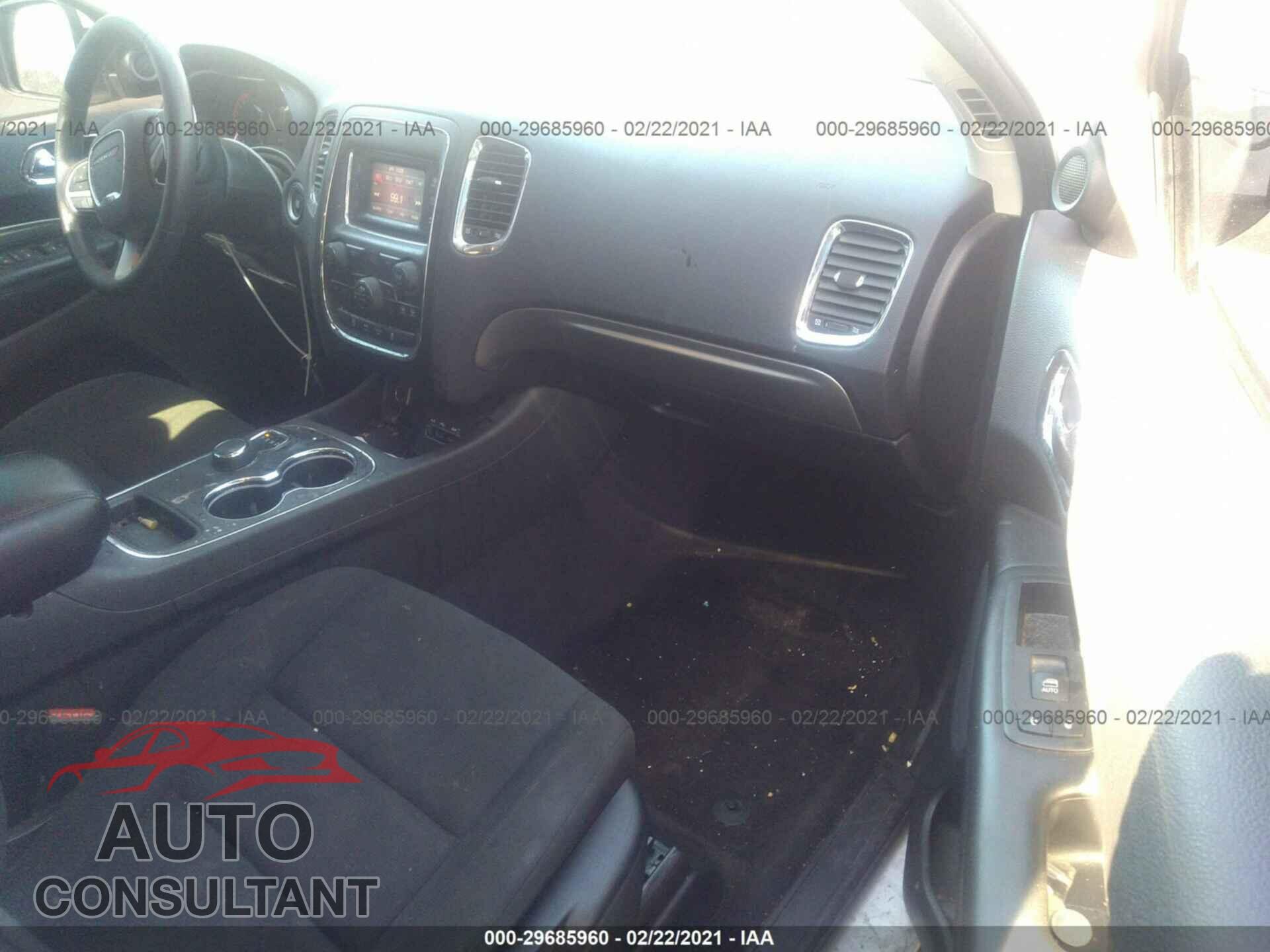 DODGE DURANGO 2017 - 1C4RDHAGXHC740820