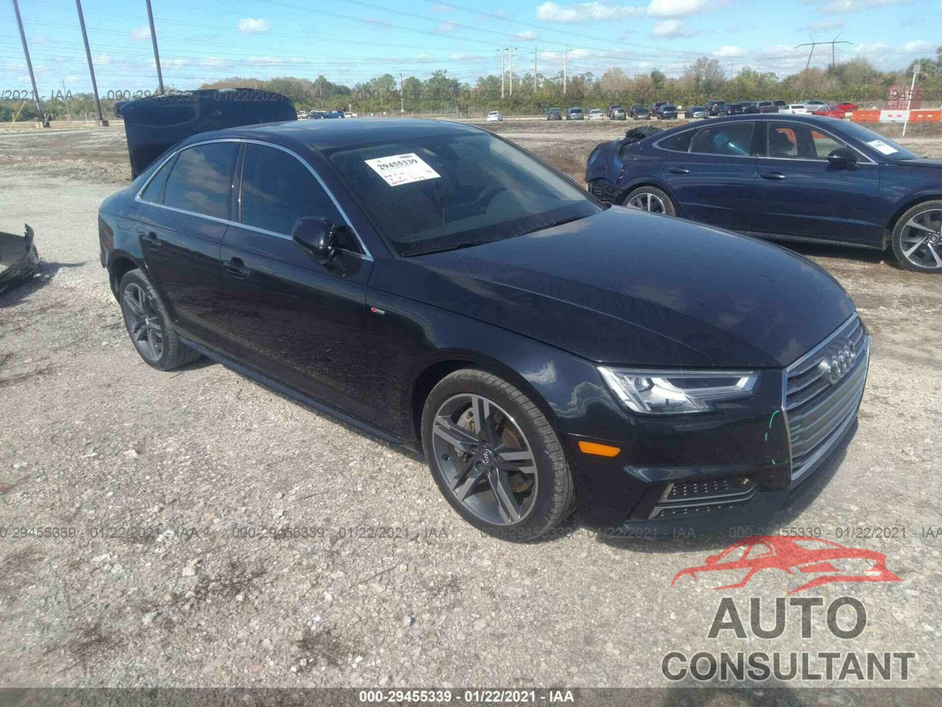 AUDI A4 2017 - WAULNAF40HN008772