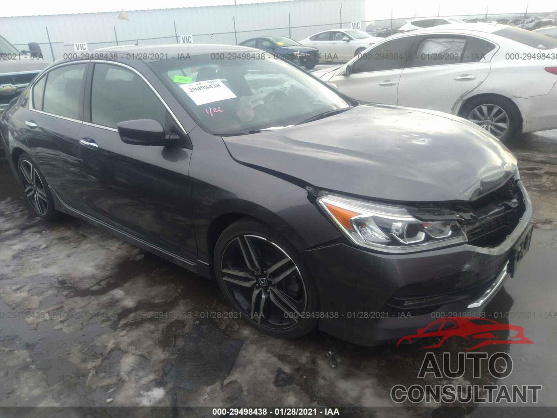 HONDA ACCORD SEDAN 2017 - 1HGCR2F59HA198070