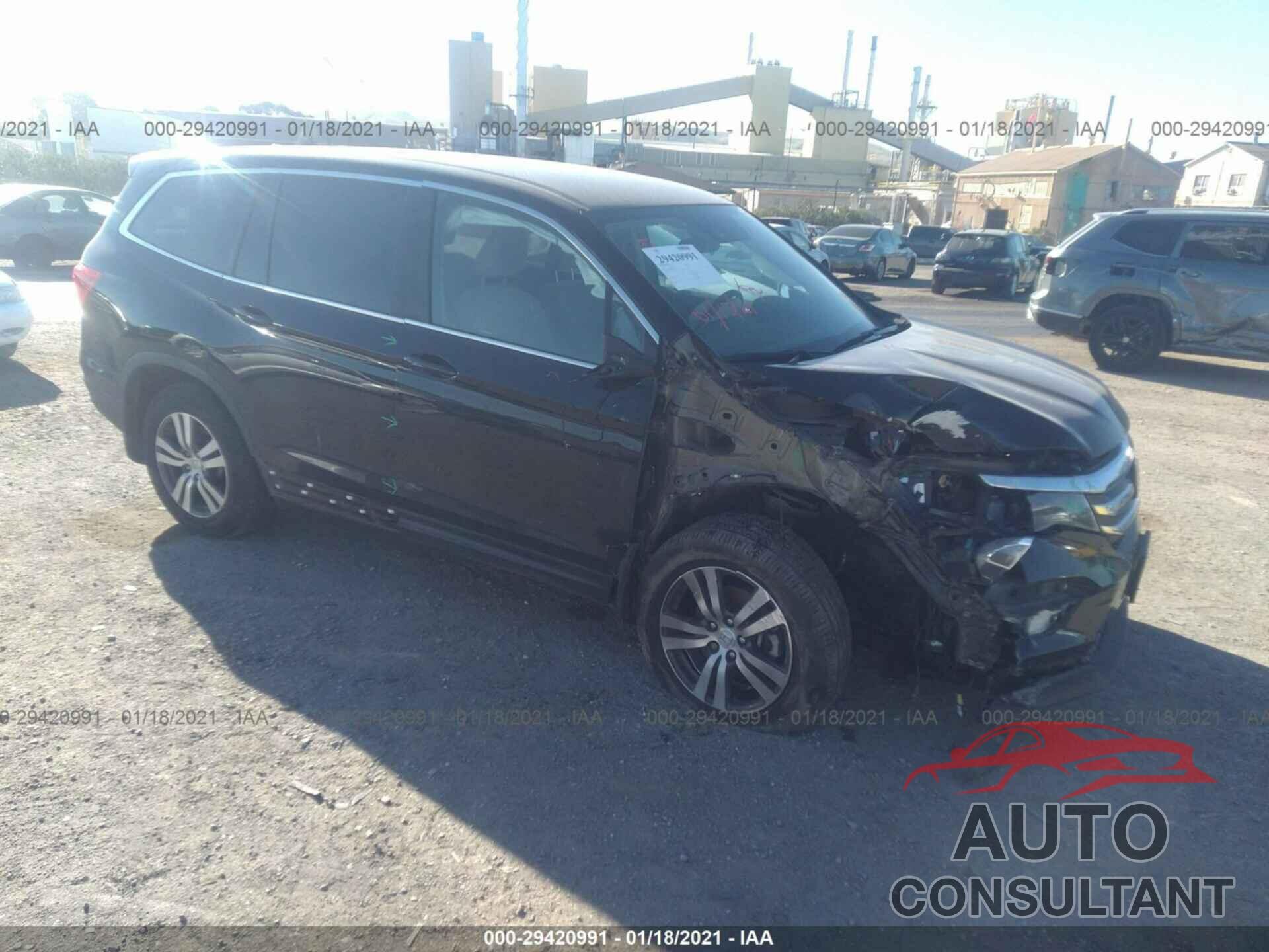 HONDA PILOT 2016 - 5FNYF6H44GB125641