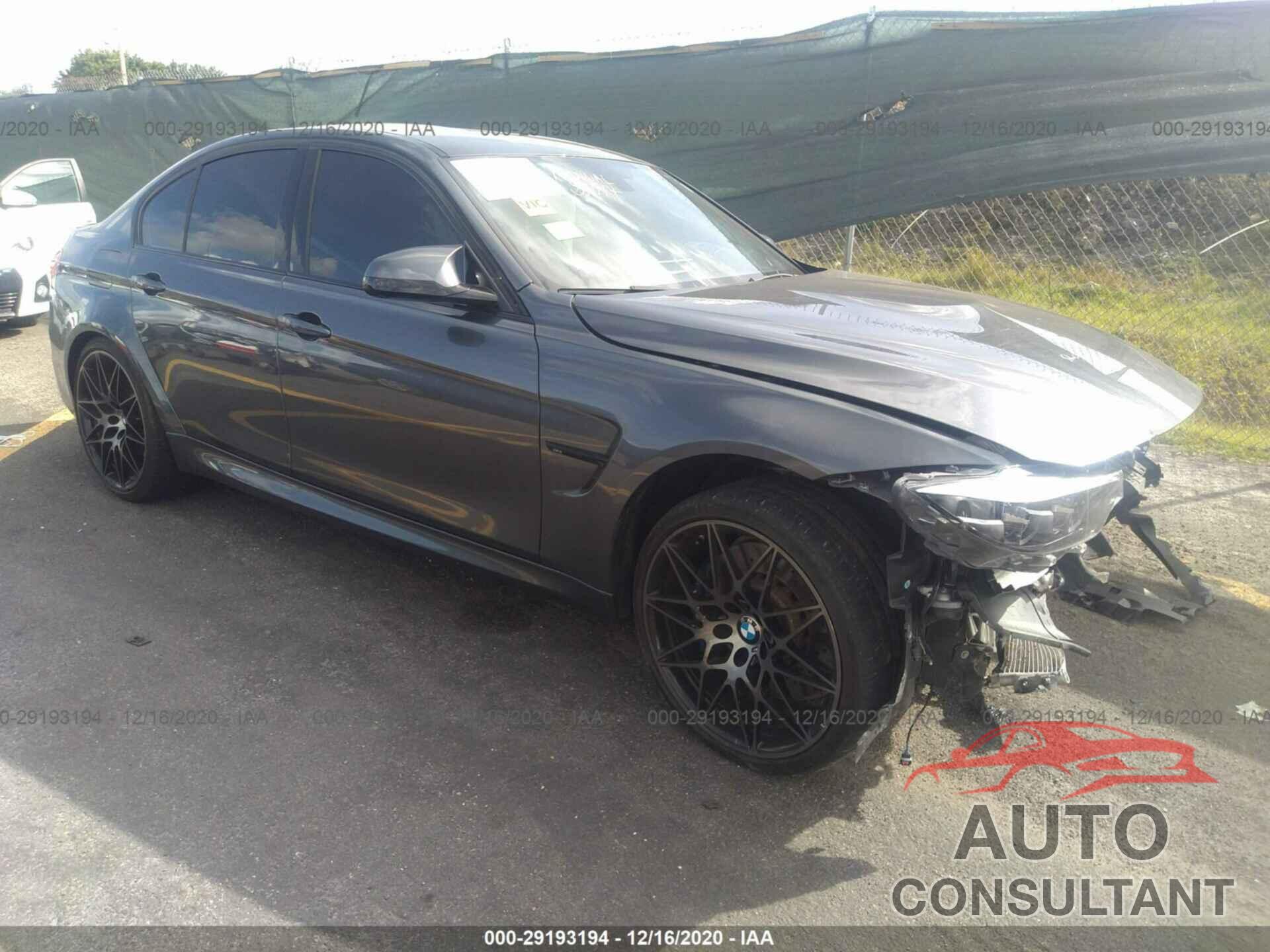 BMW M3 2018 - WBS8M9C52J5J80162