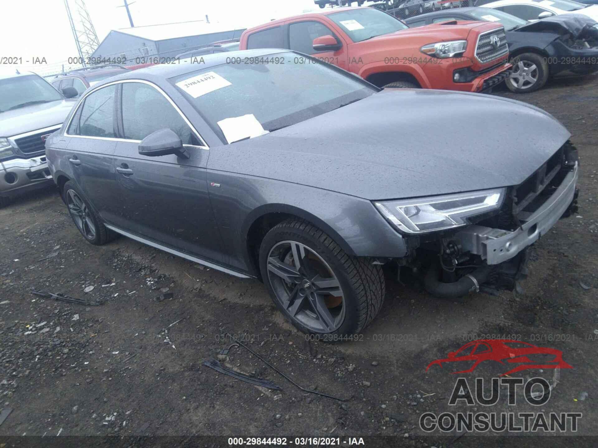 AUDI A4 2017 - WAUFNAF4XHN025253