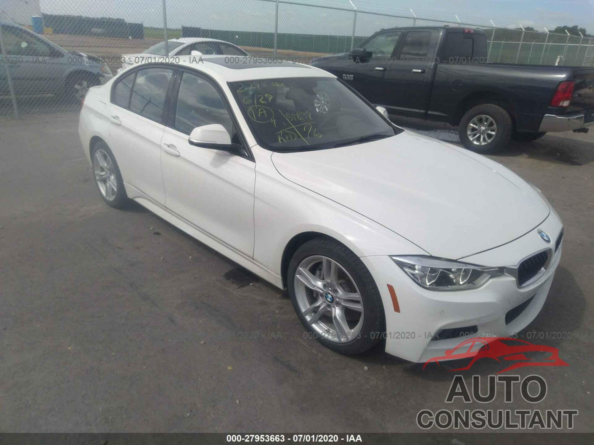 BMW 3 SERIES 2016 - WBA8E3C53GK500081