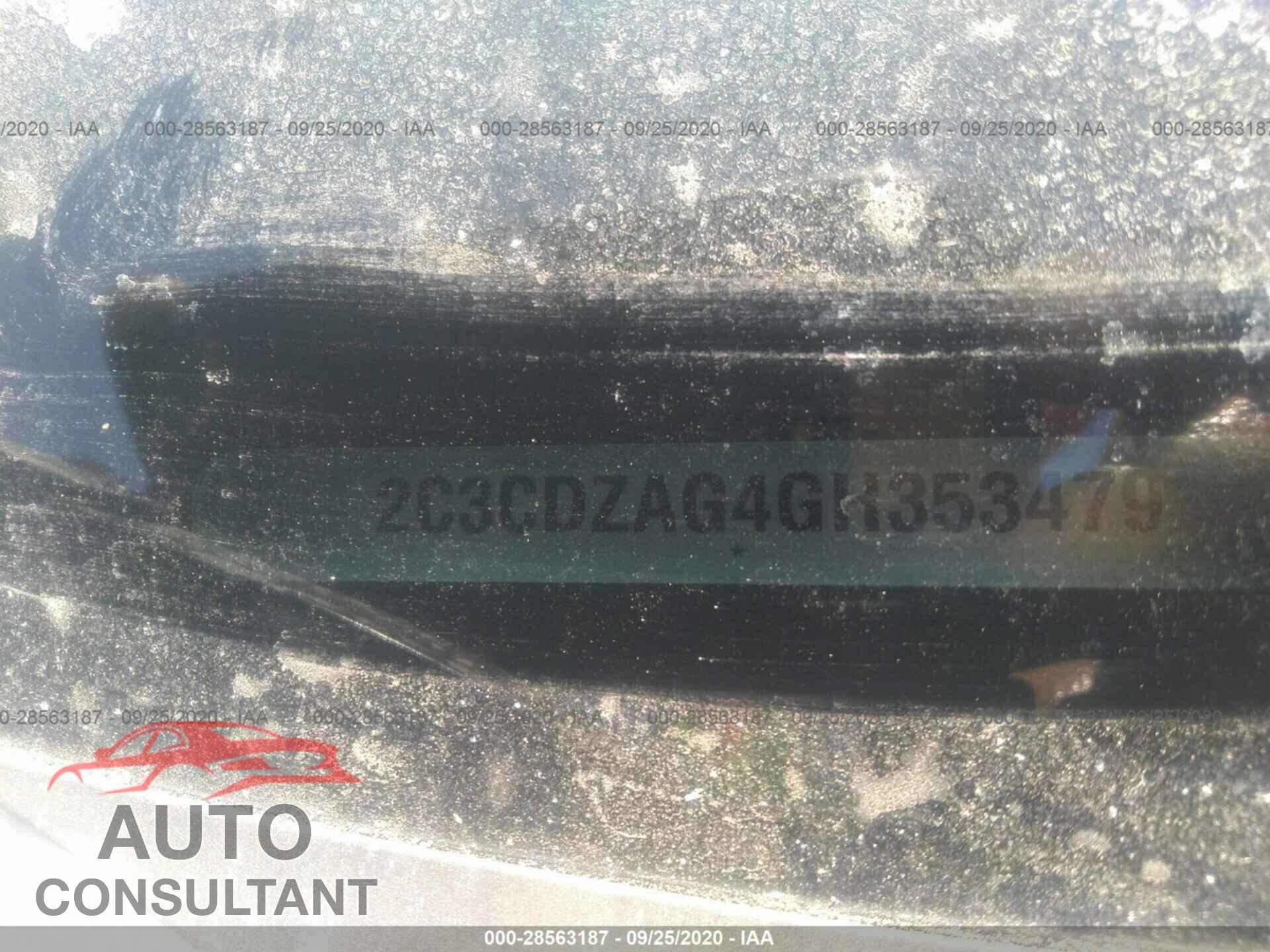 DODGE CHALLENGER 2016 - 2C3CDZAG4GH353479