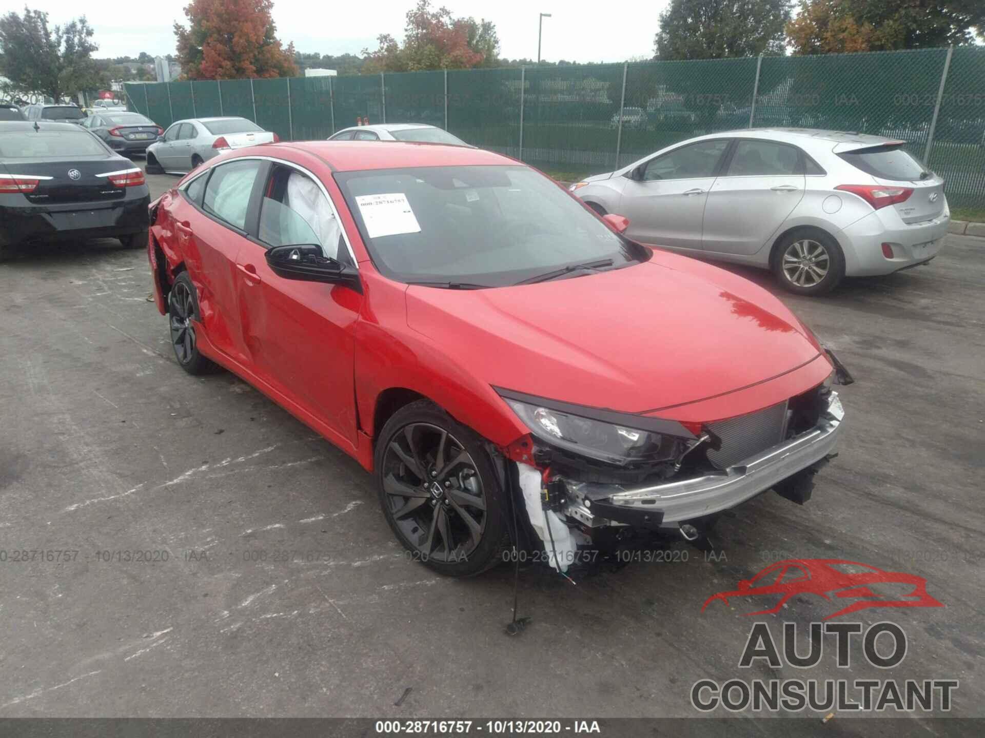 HONDA CIVIC SEDAN 2020 - 2HGFC2F87LH577247