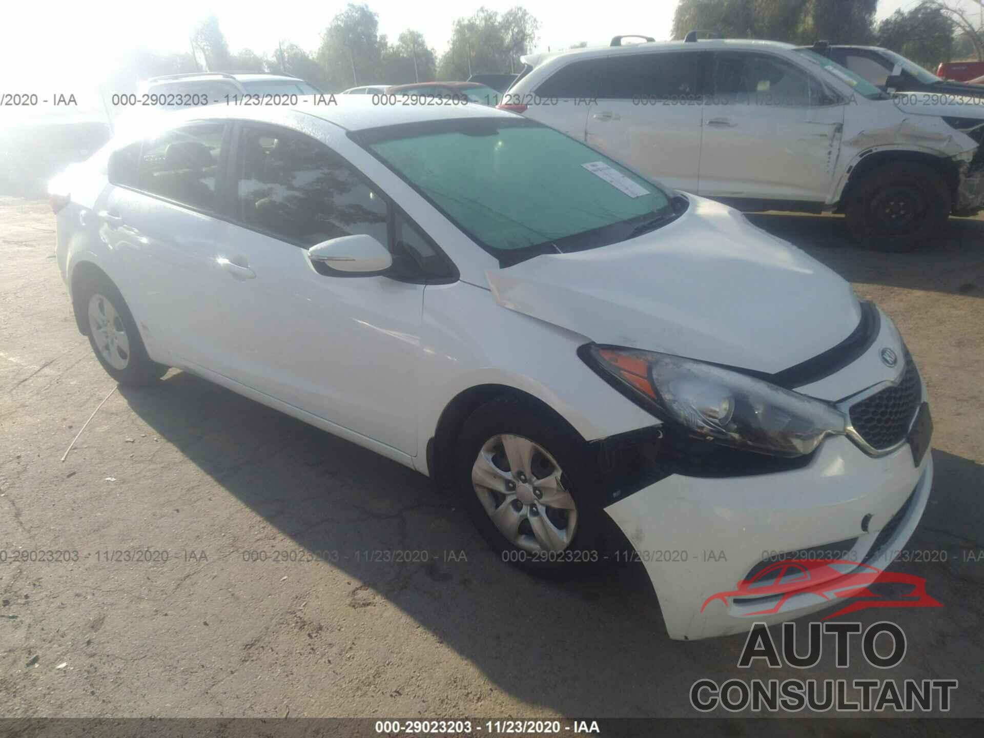 KIA FORTE 2016 - KNAFX4A64G5498049