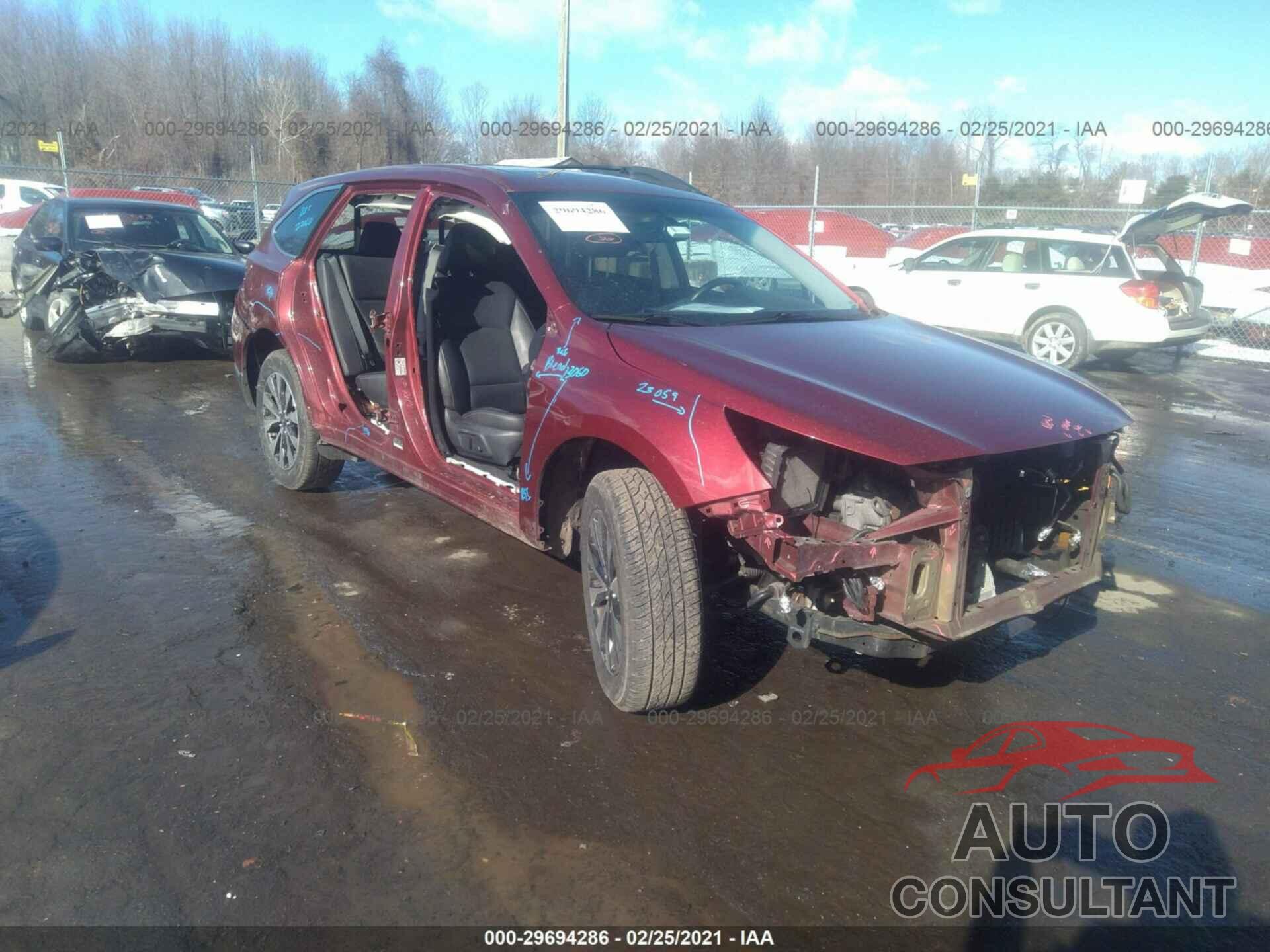 SUBARU OUTBACK 2016 - 4S4BSALC9G3241719