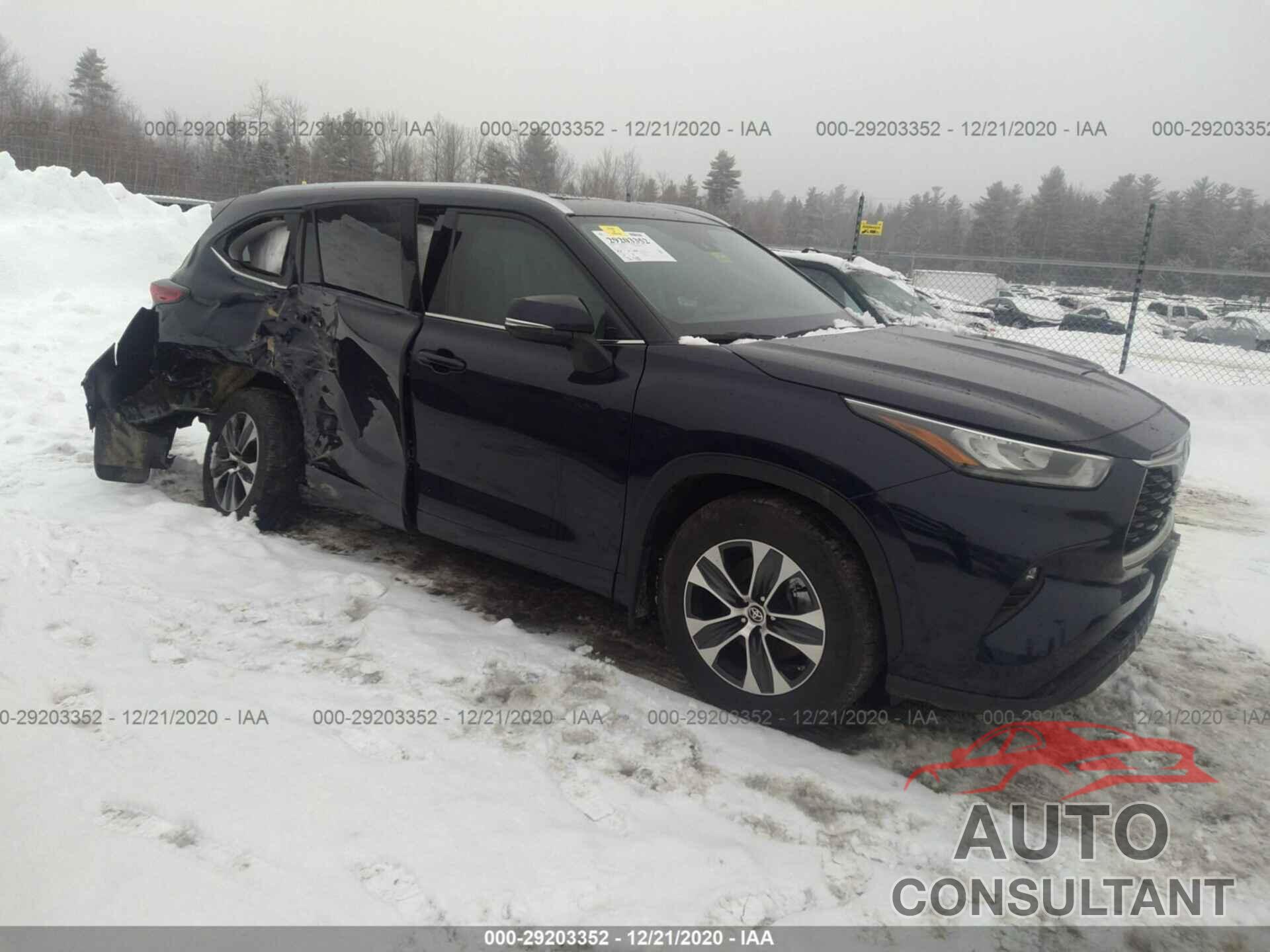 TOYOTA HIGHLANDER 2020 - 5TDGZRBH8LS019036