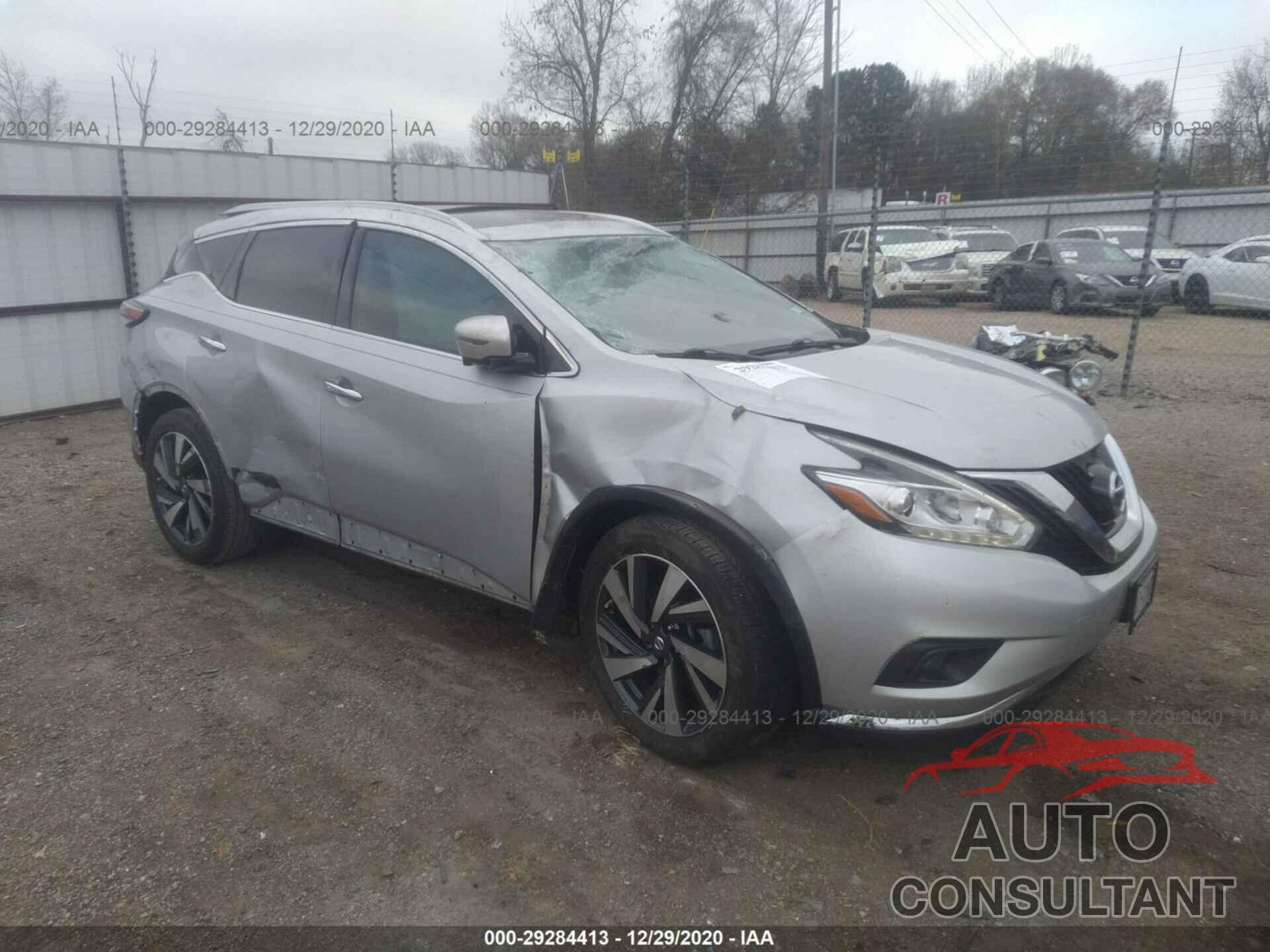 NISSAN MURANO 2016 - 5N1AZ2MG8GN123437