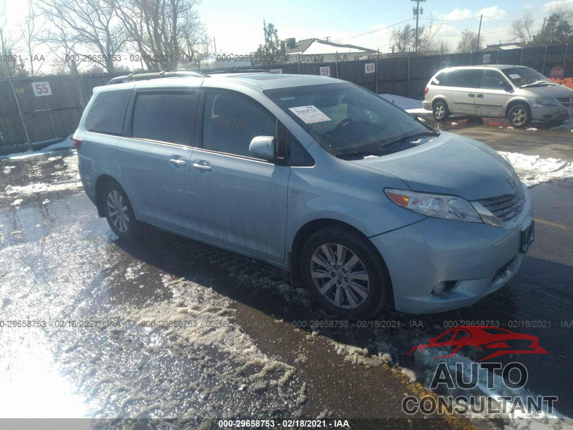 TOYOTA SIENNA 2017 - 5TDDZ3DC9HS151392