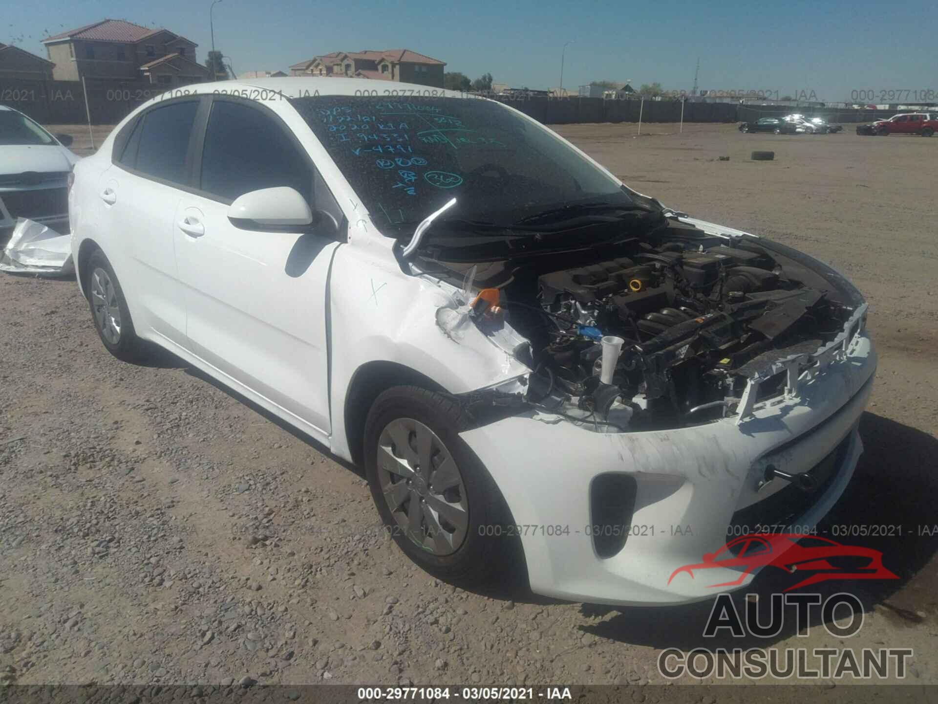 KIA RIO 2020 - 3KPA24AD3LE354761