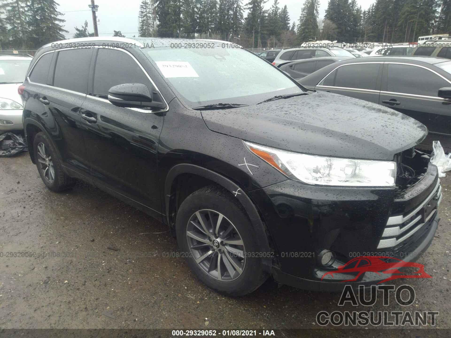 TOYOTA HIGHLANDER 2017 - 5TDJZRFH6HS435707