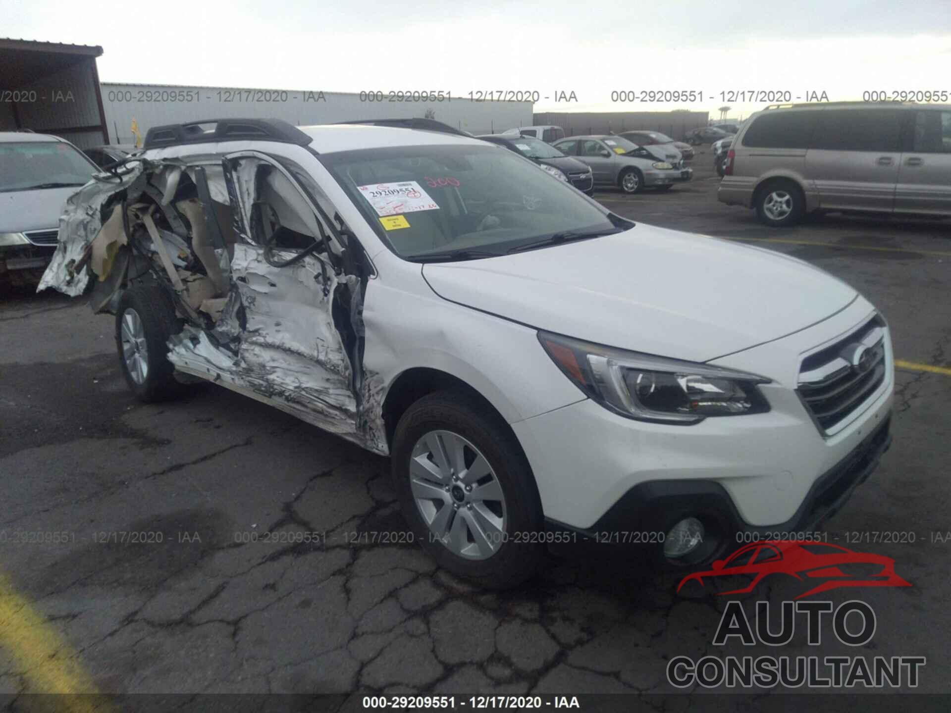 SUBARU OUTBACK 2019 - 4S4BSAFC5K3288721