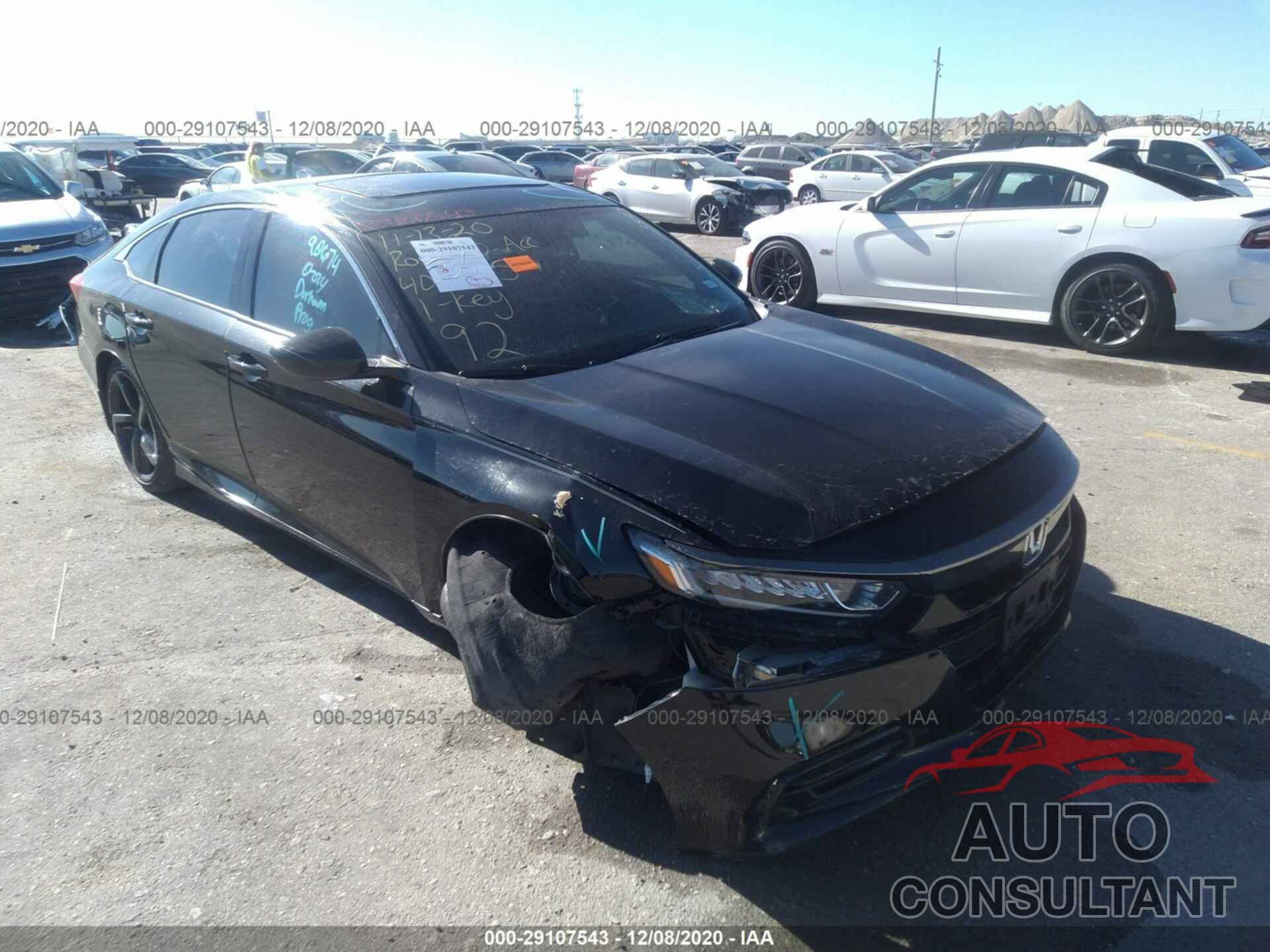 HONDA ACCORD SEDAN 2018 - 1HGCV1F33JA094295