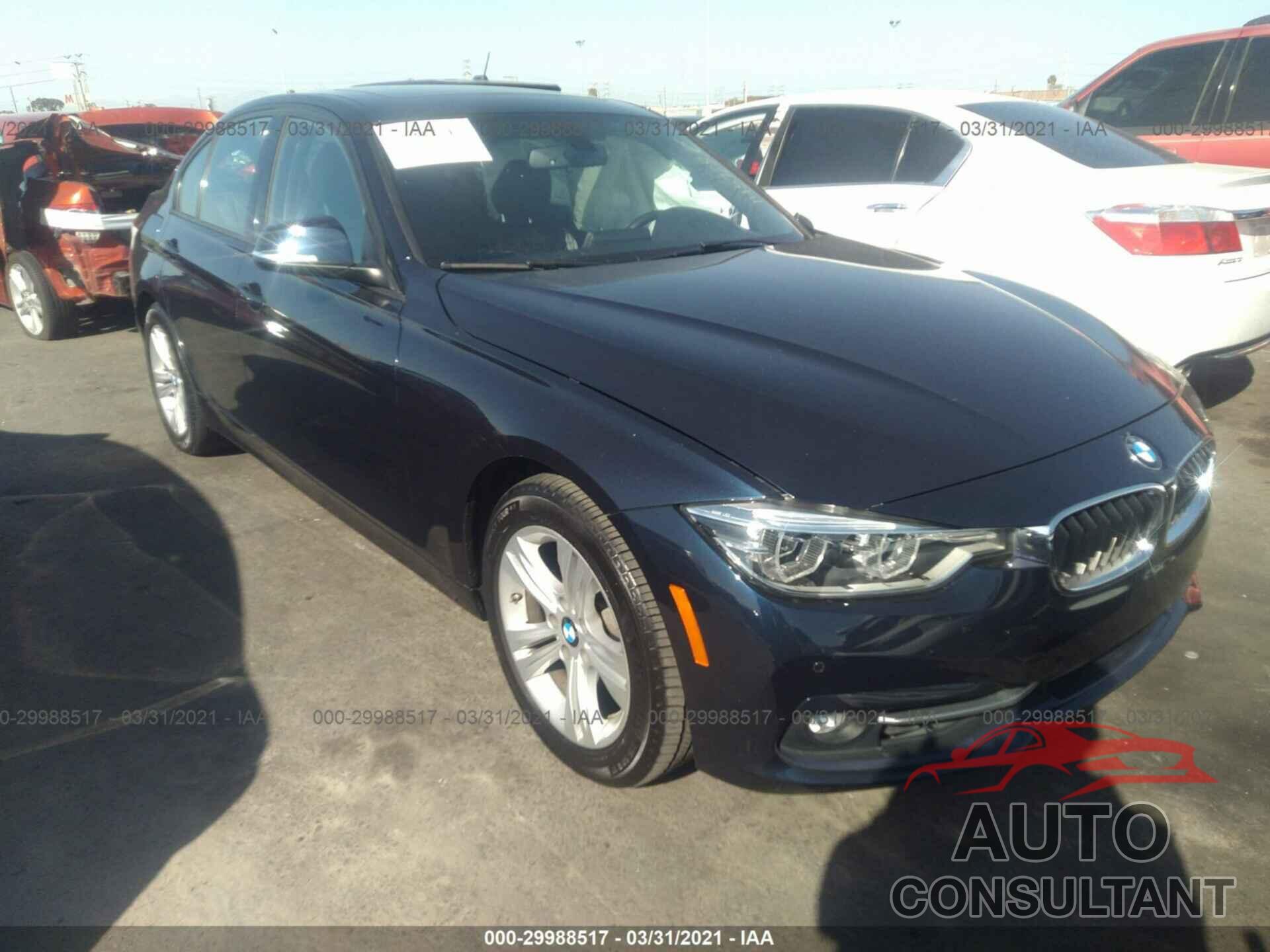BMW 3 SERIES 2016 - WBA8E9G56GNU30166