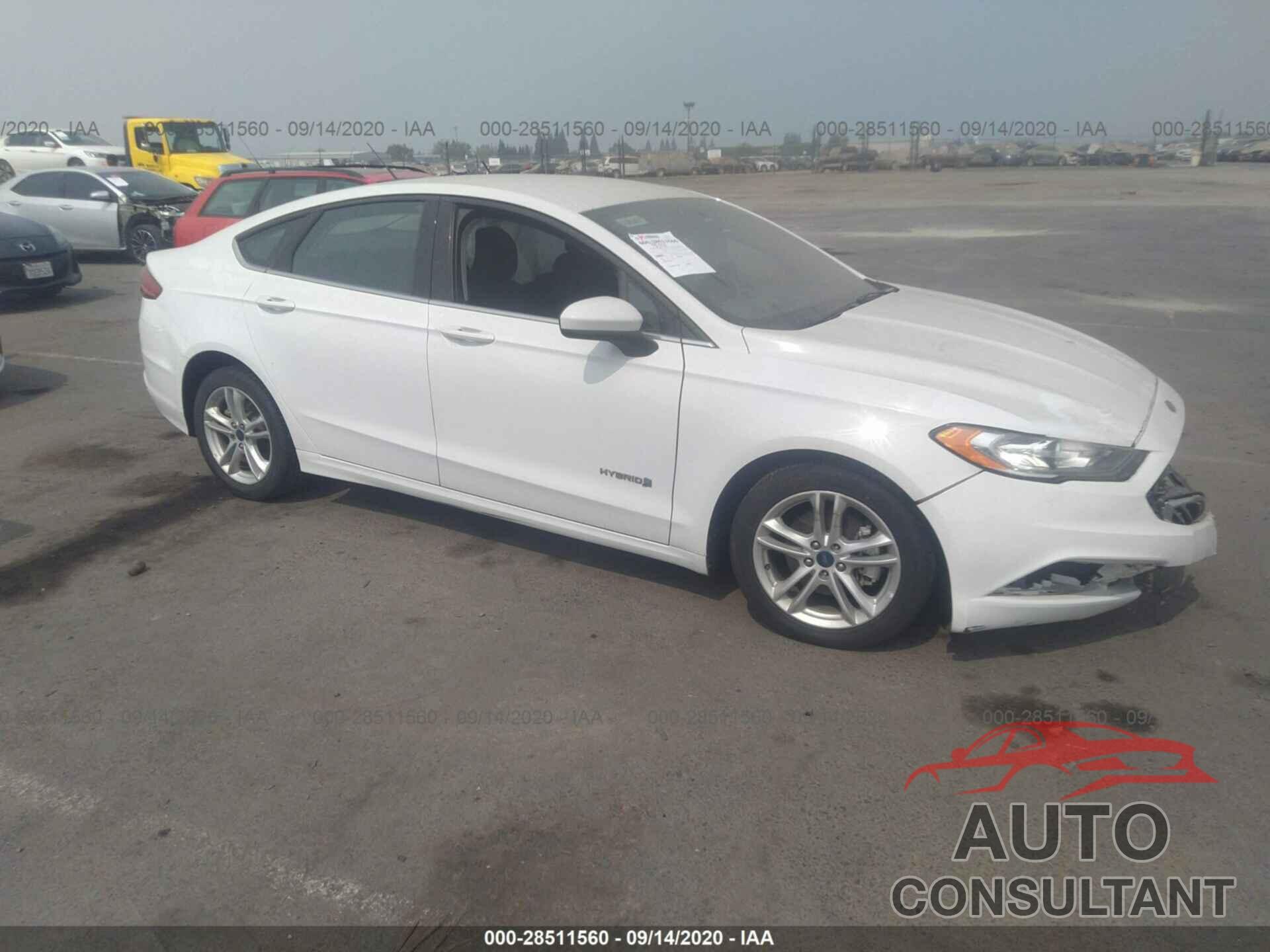 FORD FUSION HYBRID 2018 - 3FA6P0LU7JR172618