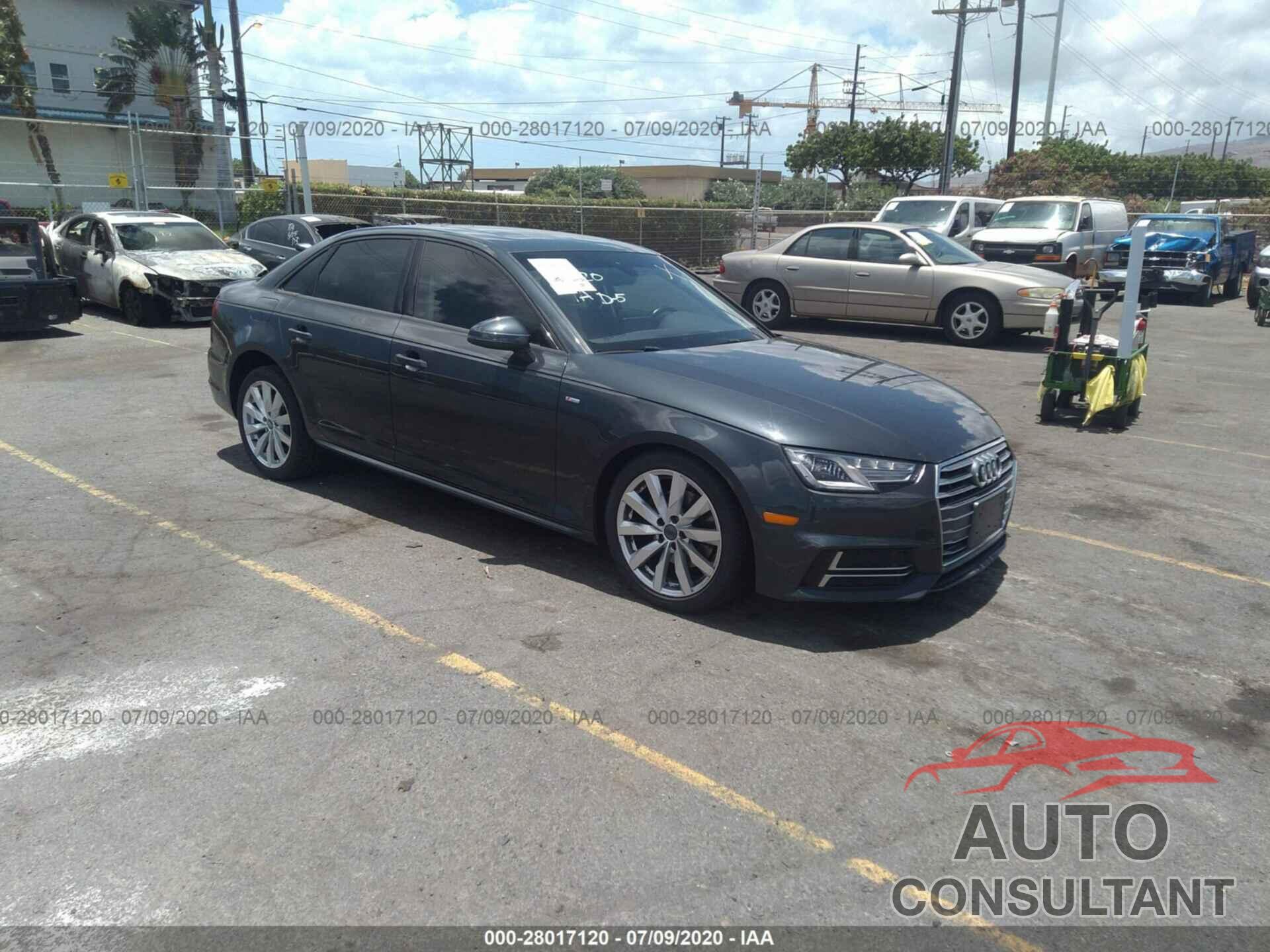 Audi A4 2018 - WAUKMAF43JA129565