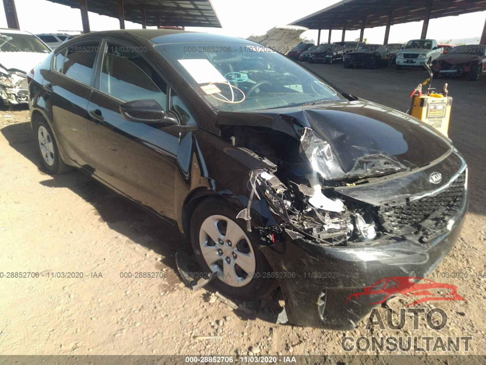KIA FORTE 2017 - 3KPFK4A74HE082423
