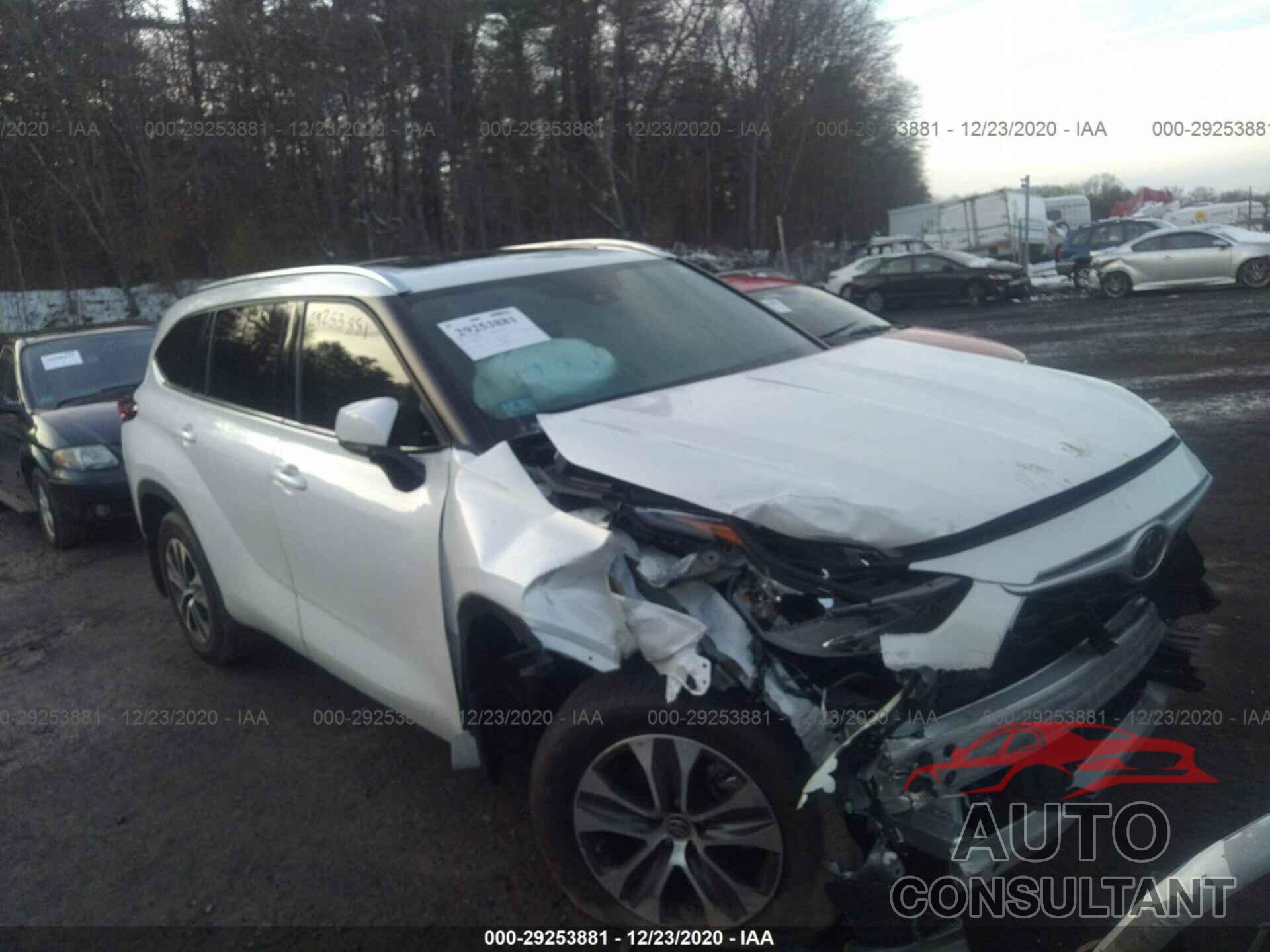 TOYOTA HIGHLANDER 2020 - 5TDGZRBH5LS025067