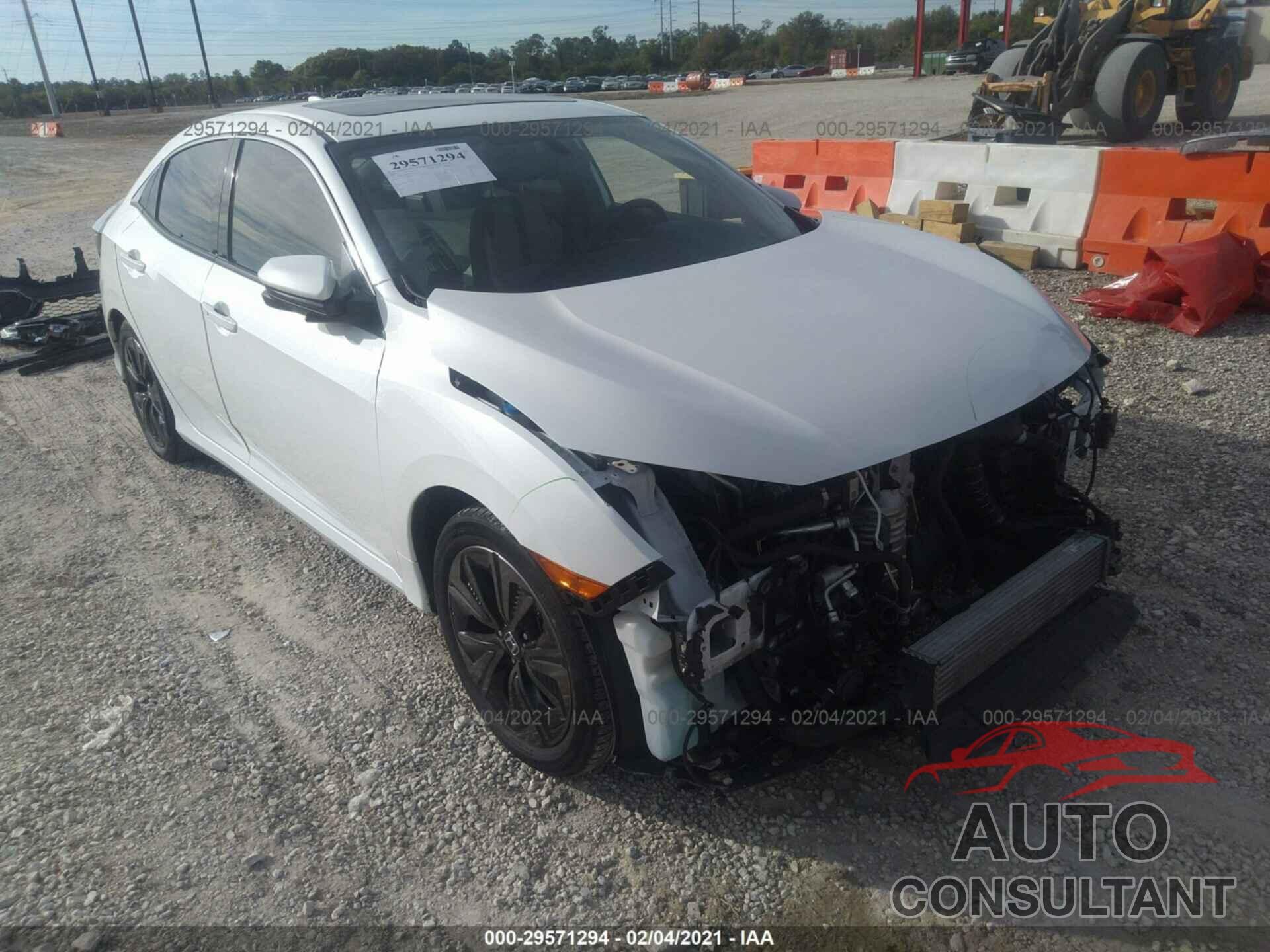 HONDA CIVIC HATCHBACK 2017 - SHHFK7H75HU222723