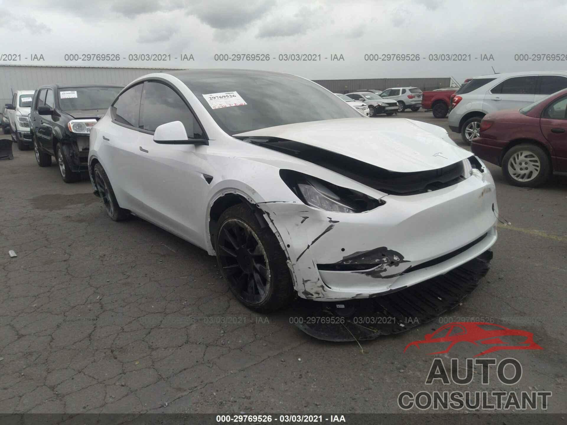 TESLA MODEL Y 2021 - 5YJYGDEE9MF075815