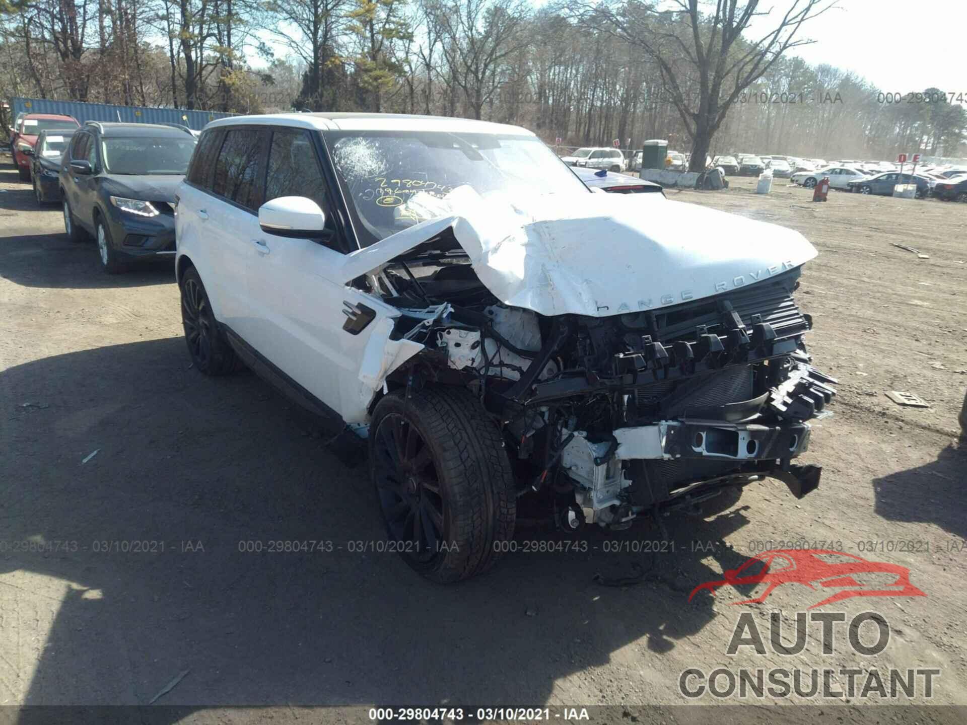 LAND ROVER RANGE ROVER SPORT 2019 - SALWR2RV7KA827901