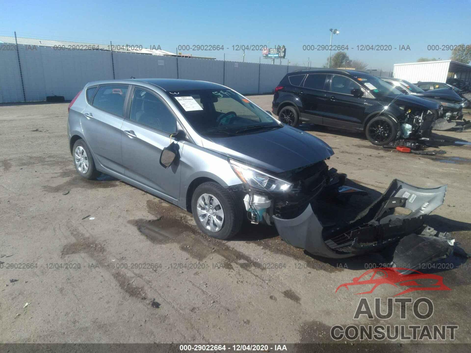 HYUNDAI ACCENT 2017 - KMHCT5AE3HU359614