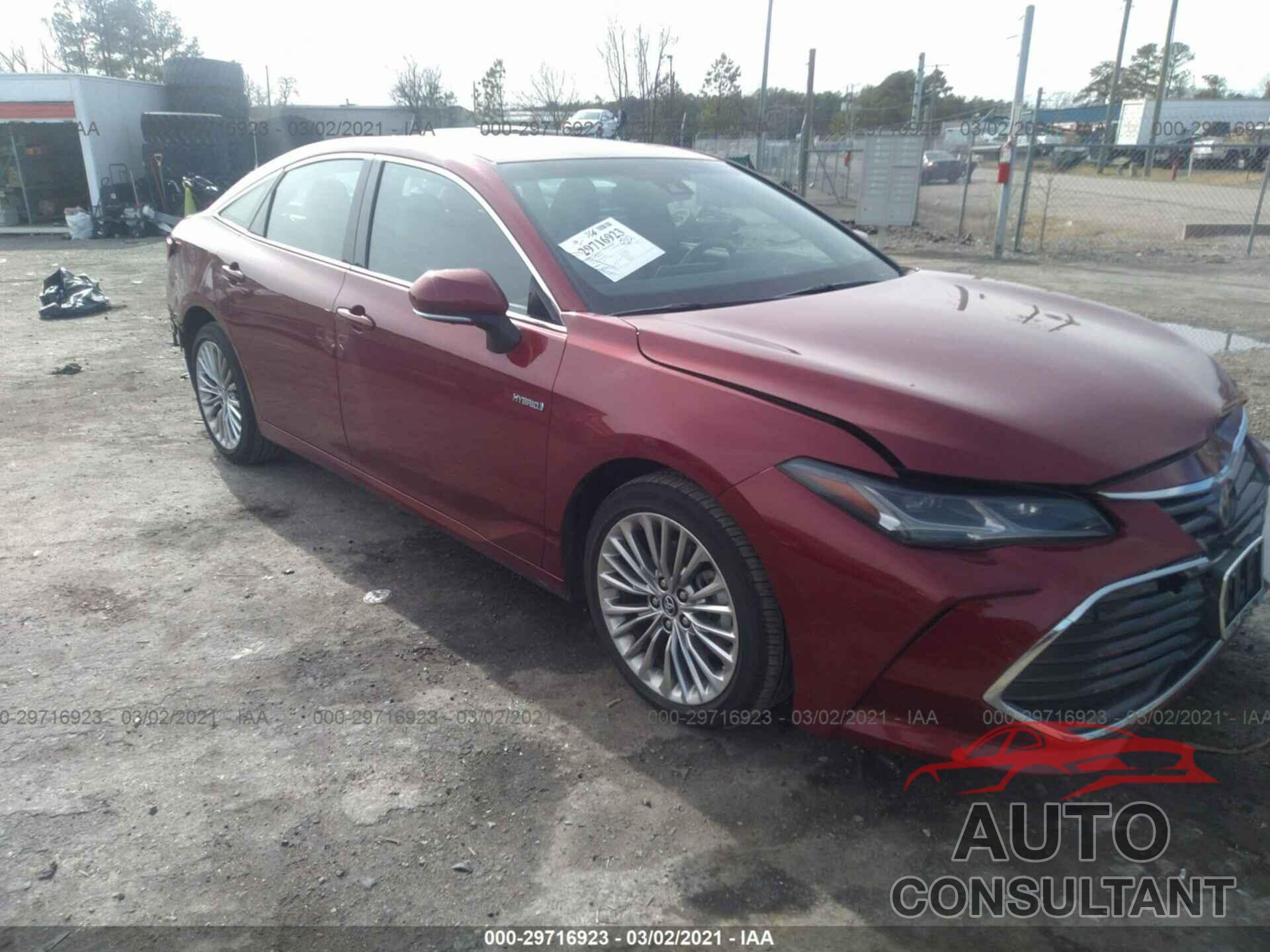 TOYOTA AVALON 2019 - 4T1B21FB3KU006495