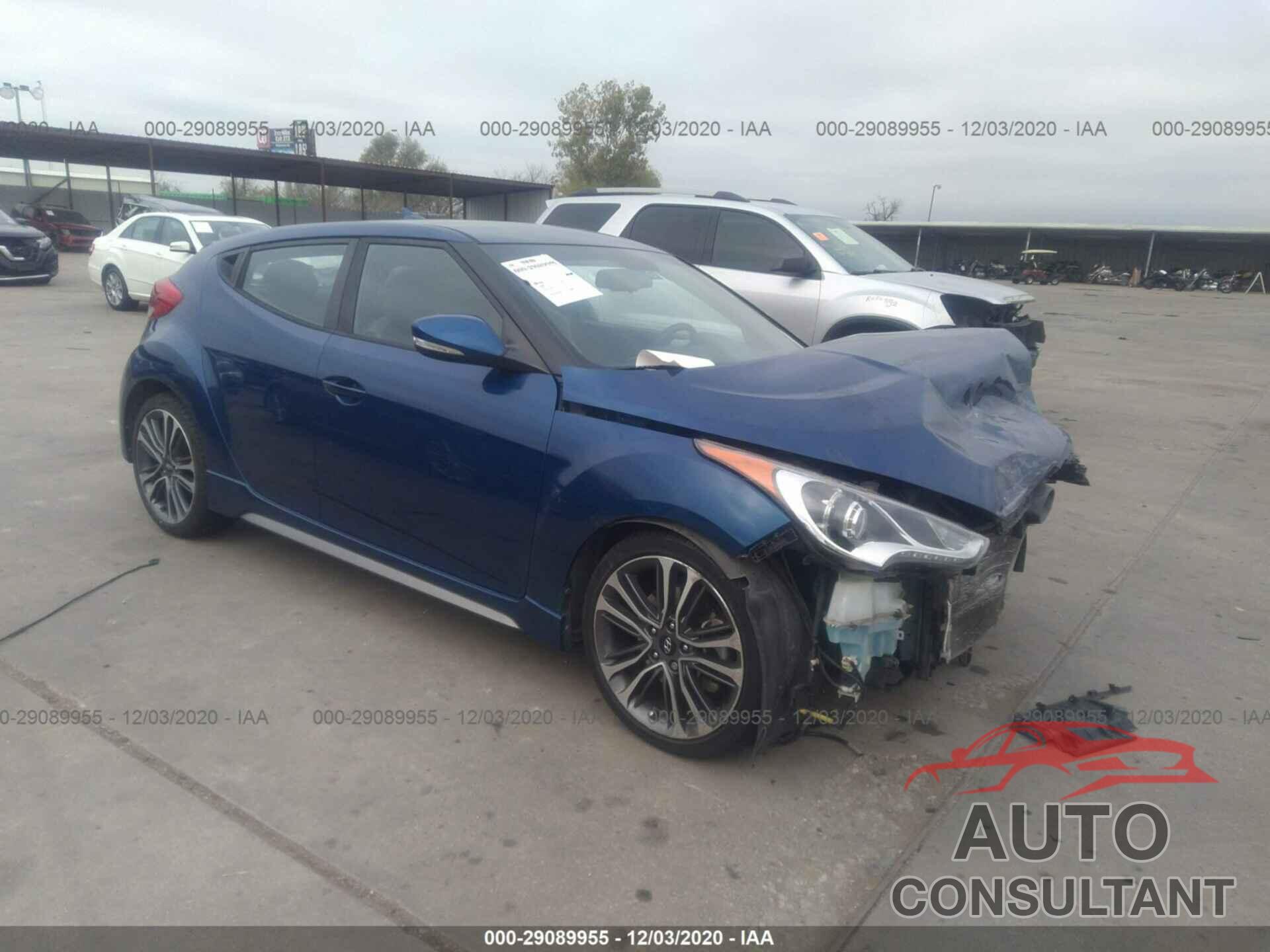 HYUNDAI VELOSTER 2016 - KMHTC6AE4GU299587