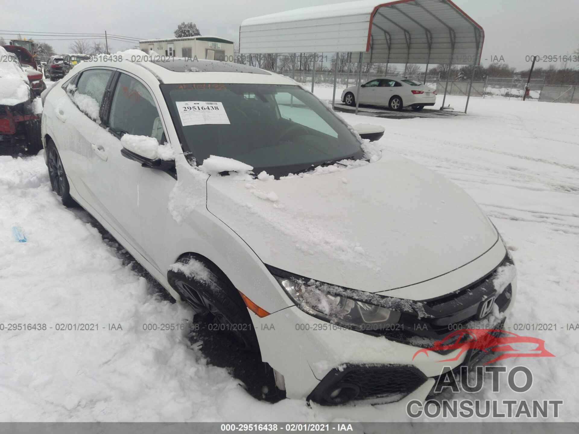 HONDA CIVIC HATCHBACK 2017 - SHHFK7H76HU203601