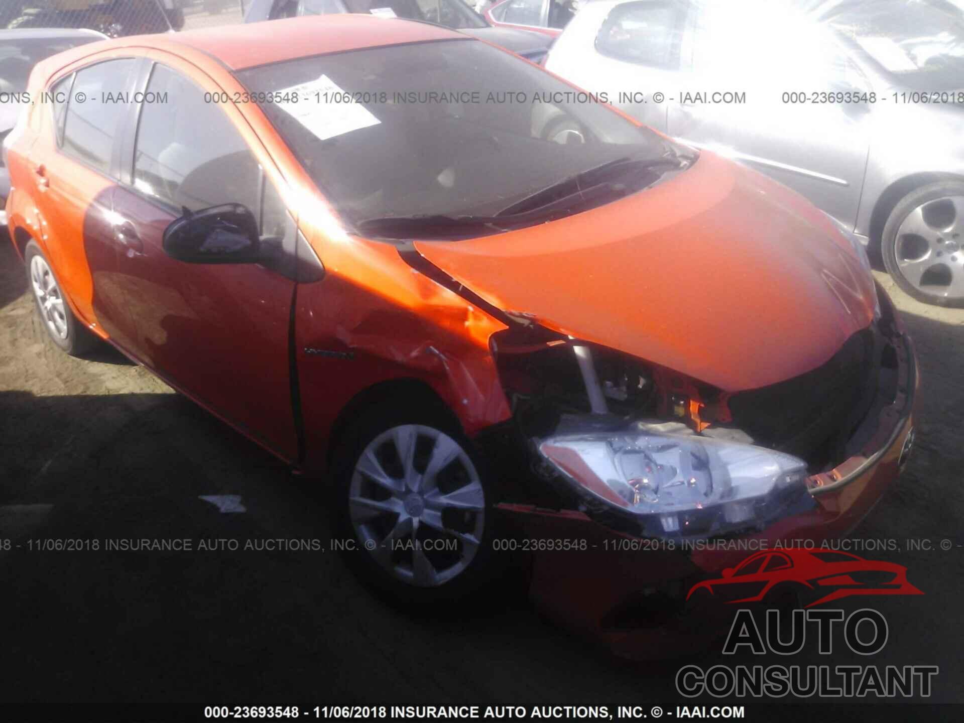 TOYOTA PRIUS C 2013 - JTDKDTB38D1041434