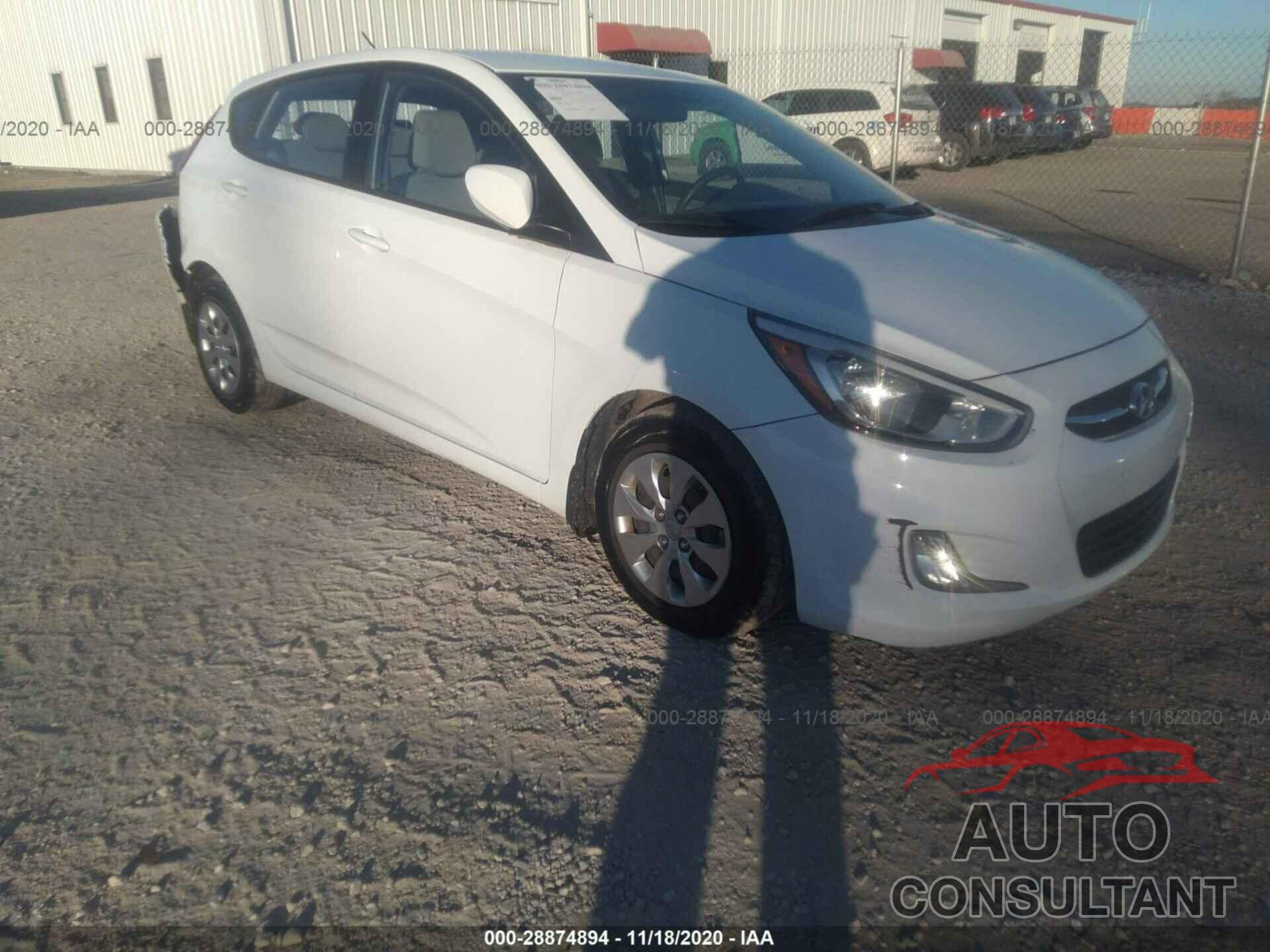 HYUNDAI ACCENT 2016 - KMHCT5AE2GU258966