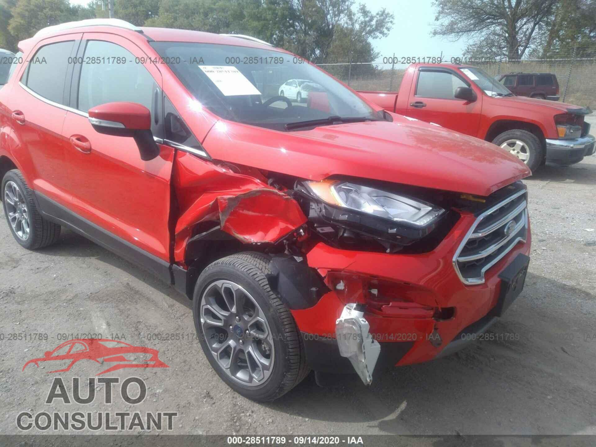 FORD ECOSPORT 2020 - MAJ6S3KL2LC363955