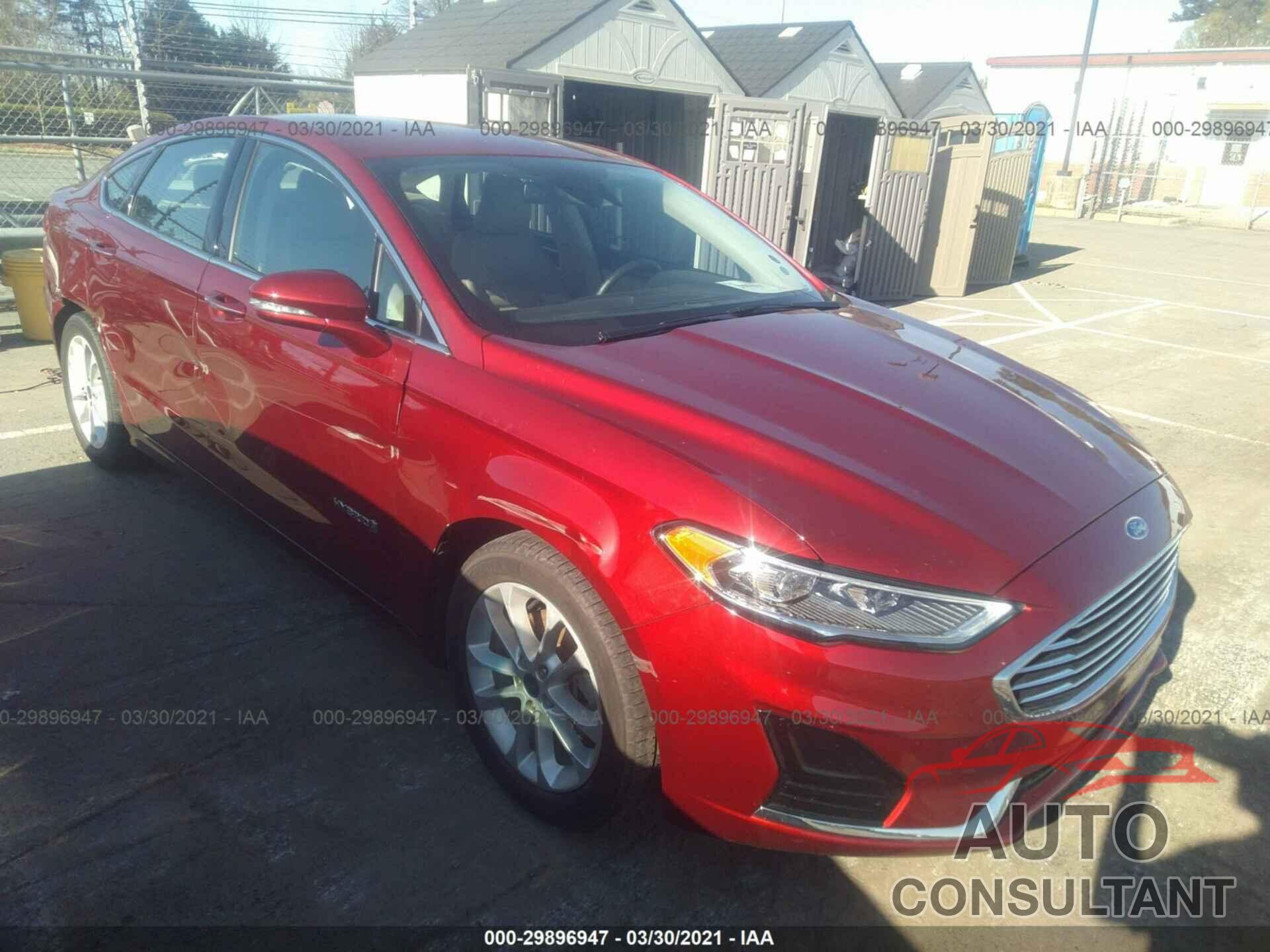 FORD FUSION HYBRID 2019 - 3FA6P0MU5KR136717